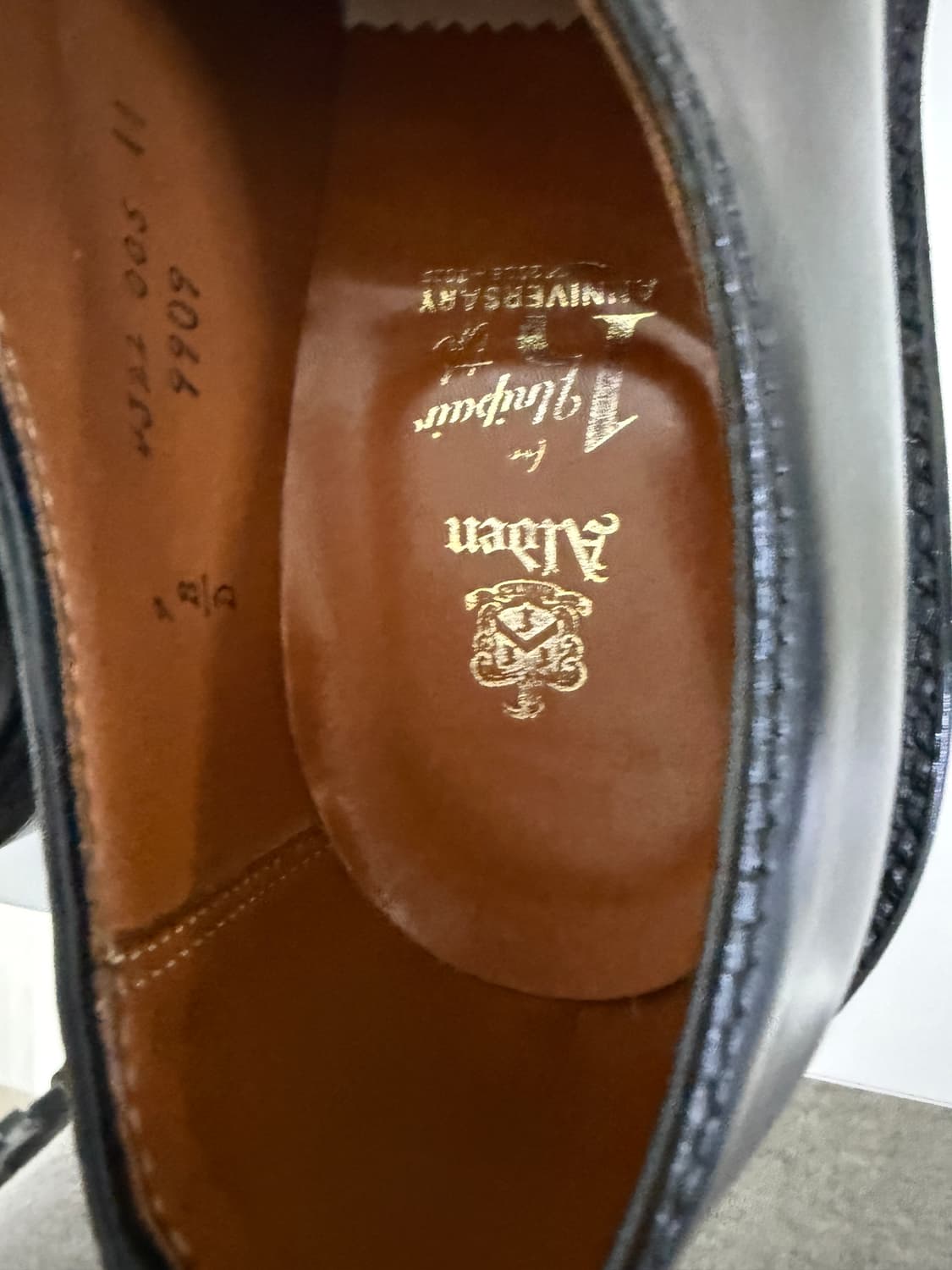 Alden 9909 / 9.0D / 카프 / 블랙 / 알든 상품이미지10