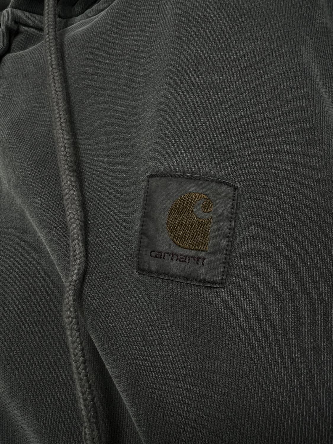 칼하트 윕 후디드 비스타 자켓 그래파이트 가먼트 다이드 상품이미지4