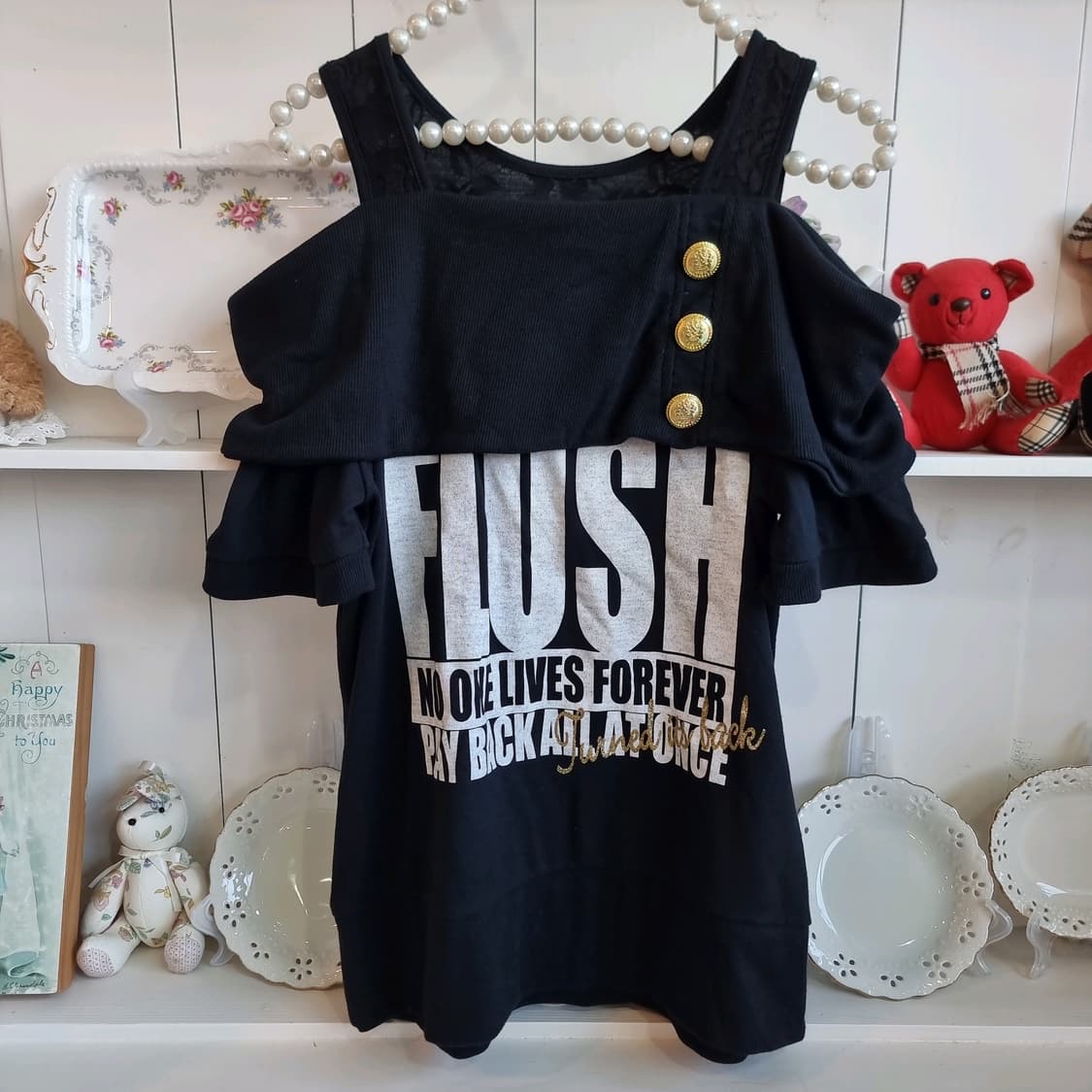 러플 레이어드 티셔츠 상품이미지1