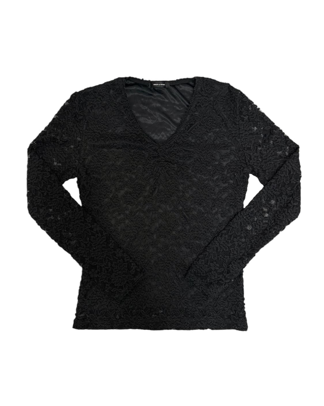 시스루 플라워 자수 긴팔티 상품이미지3