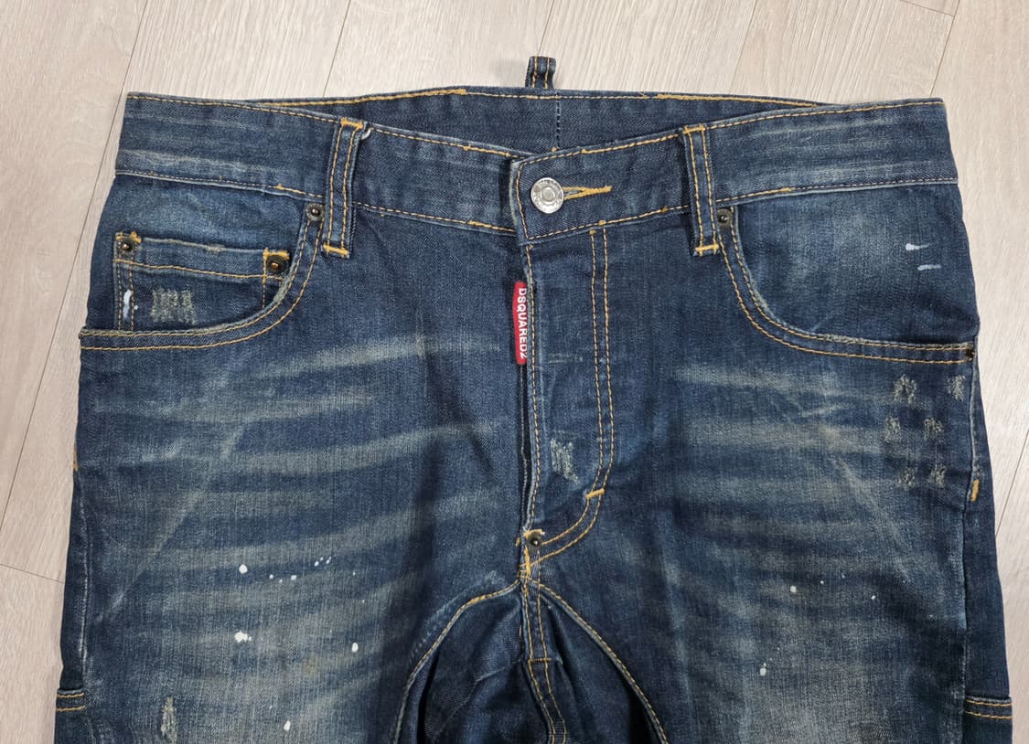 정품] 디스퀘어드2 메탈로고 워싱진.
슬림바이커핏. 상품이미지4