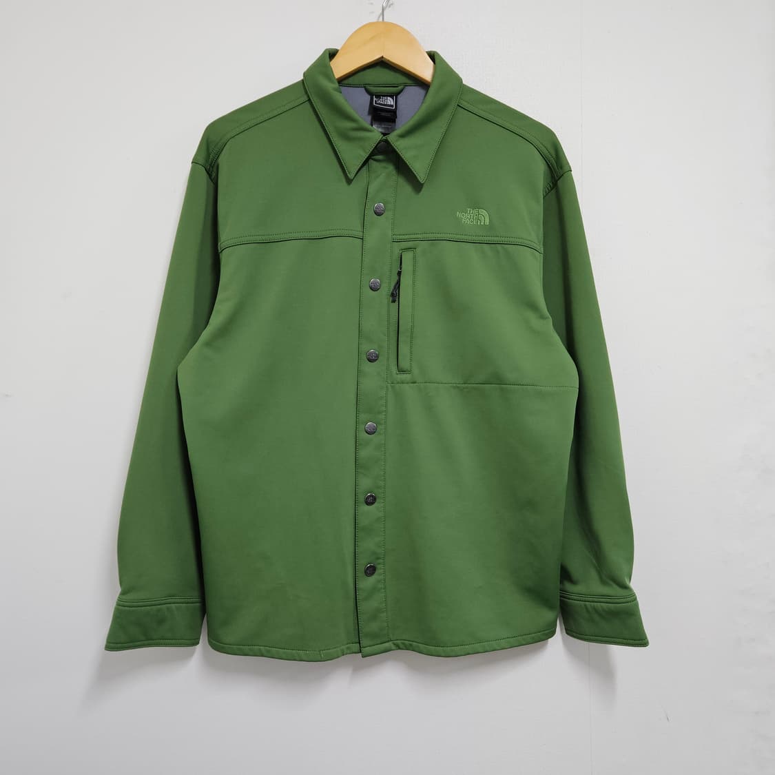 95-100) 노스페이스 말차 그린 셔츠자켓 상품이미지2