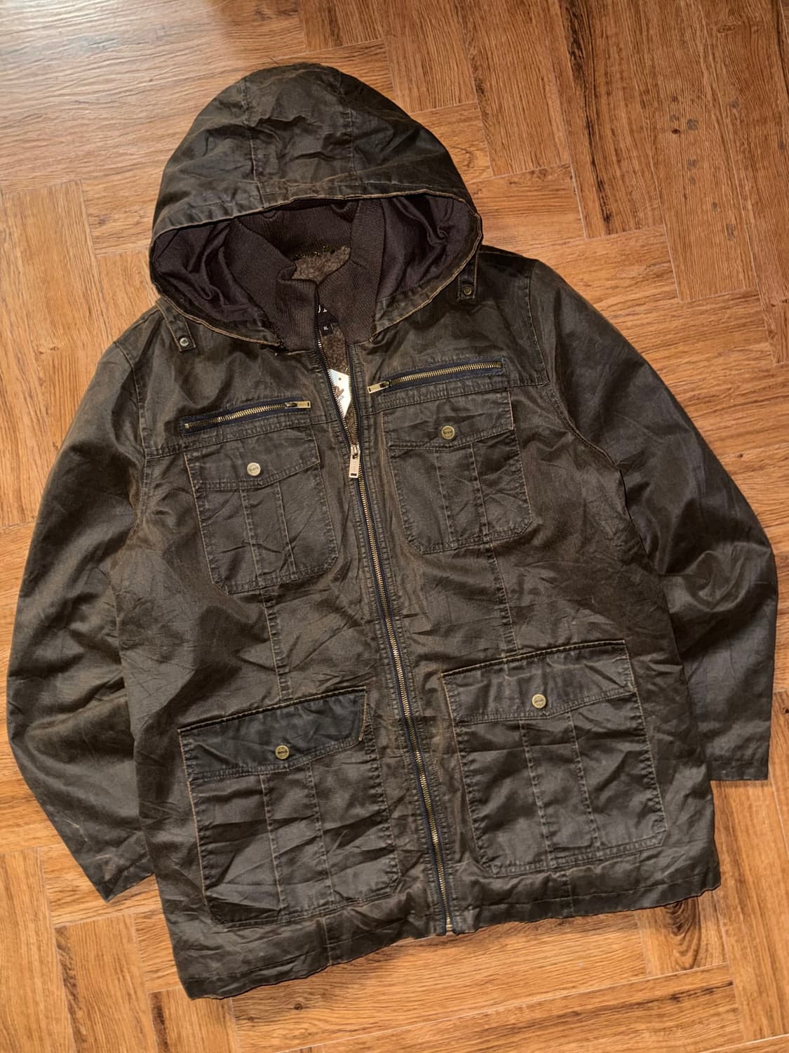 게스 헌팅 왁스자켓  상품이미지2