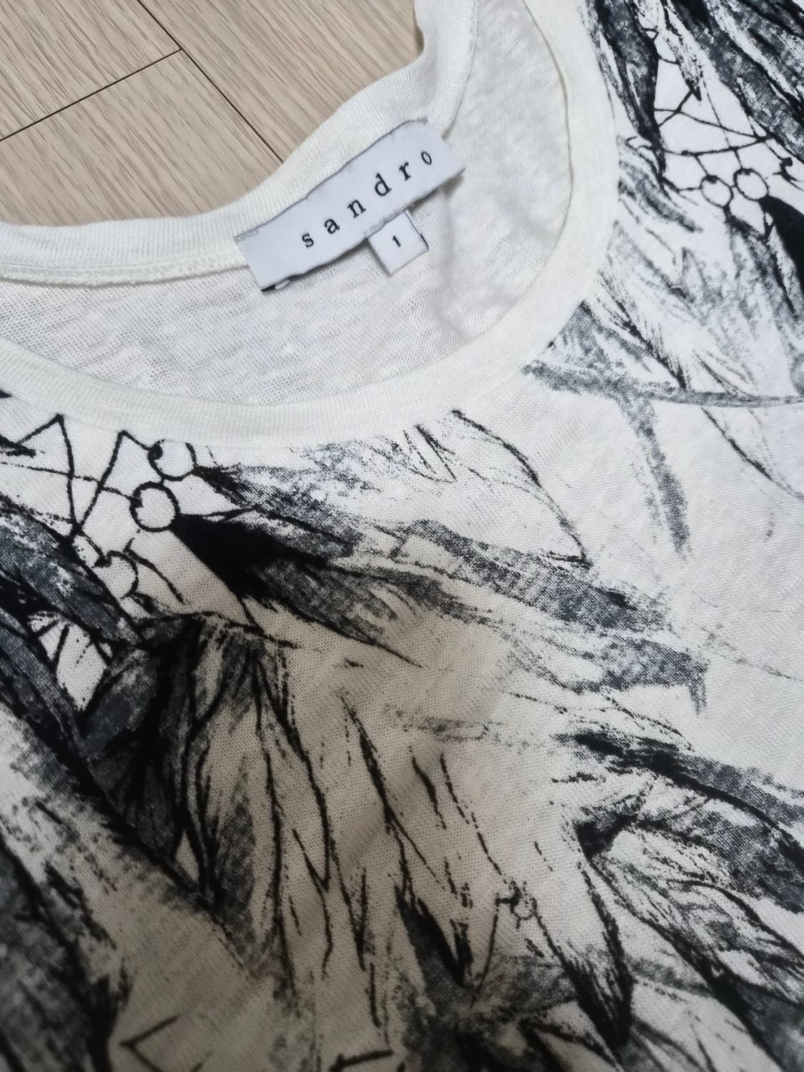 산드로 반팔 티셔츠 1사이즈 상품이미지2