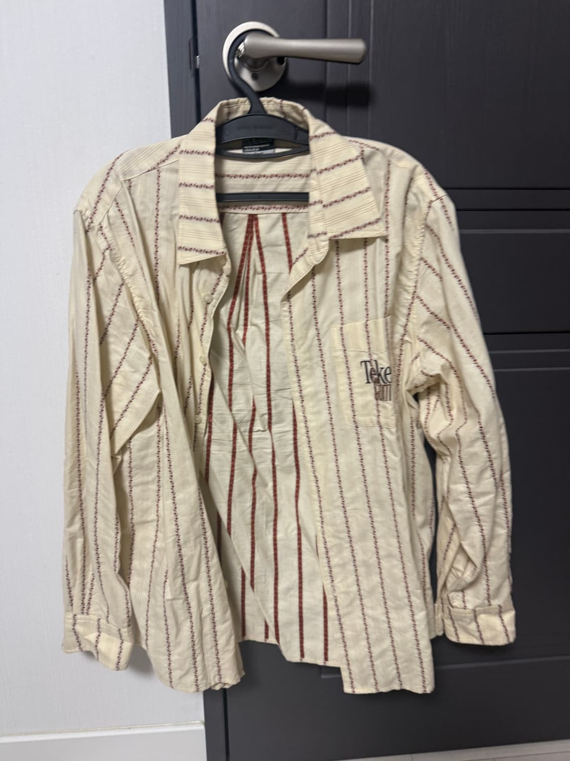 테켓 스프라이트 셔츠 베이지 상품이미지2