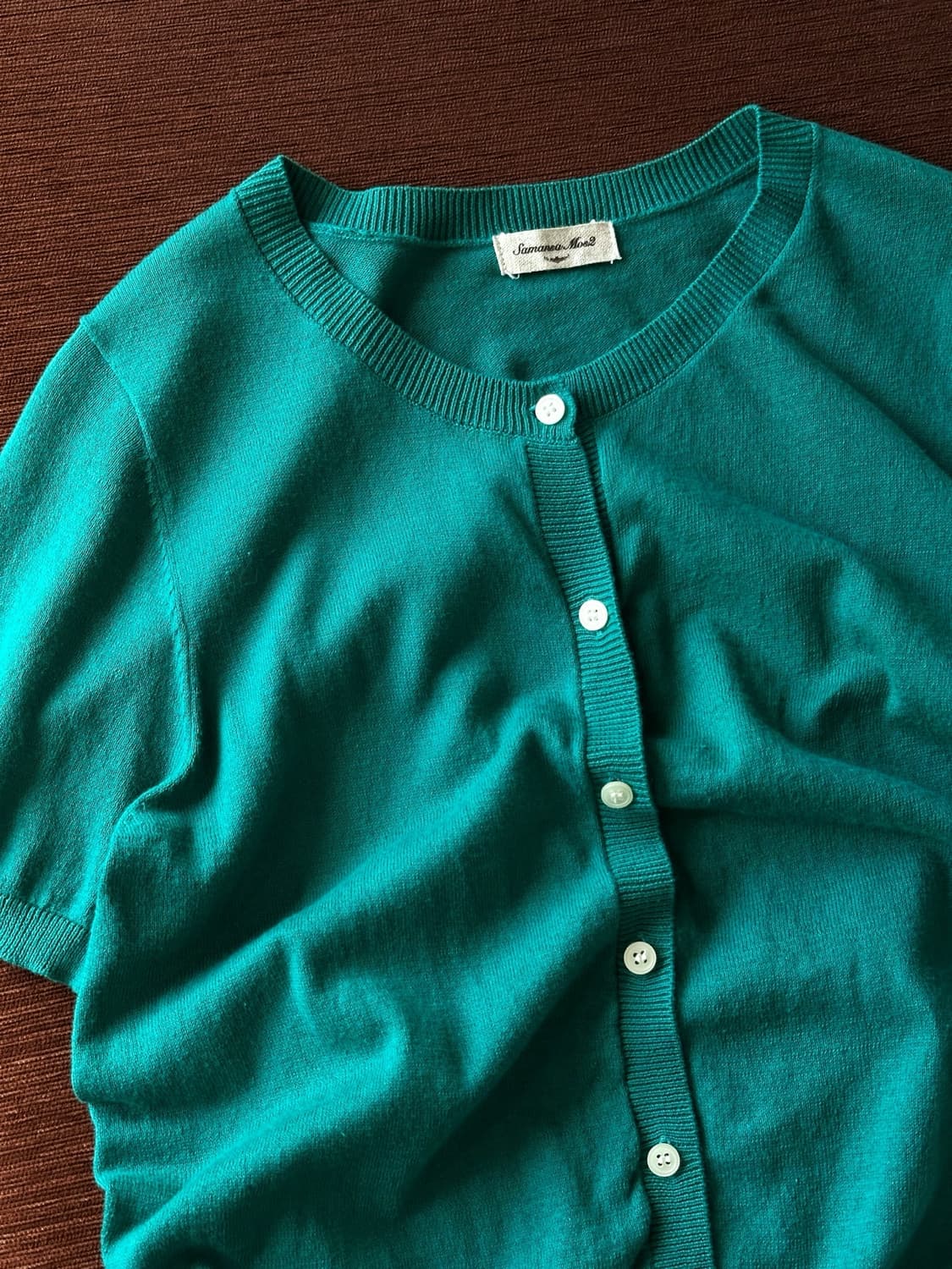 High gauge cotton short sleeve knit card 상품이미지2