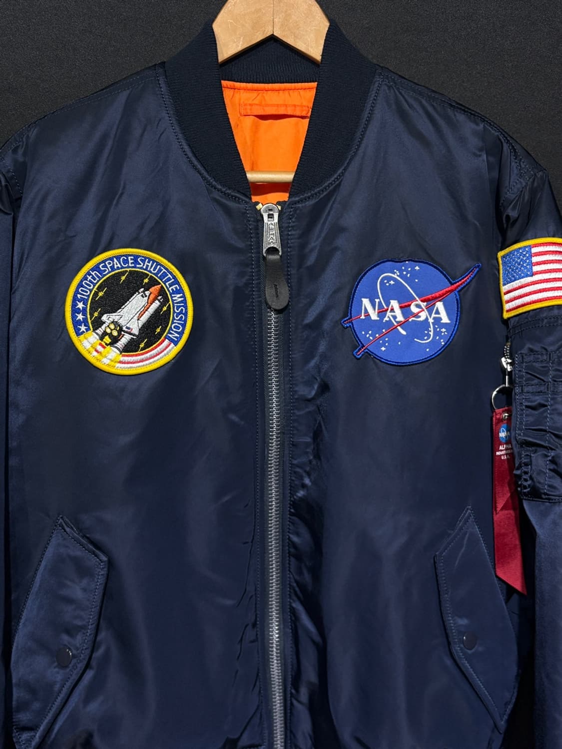 알파 ma-1 나사패치 항공점퍼  상품이미지4
