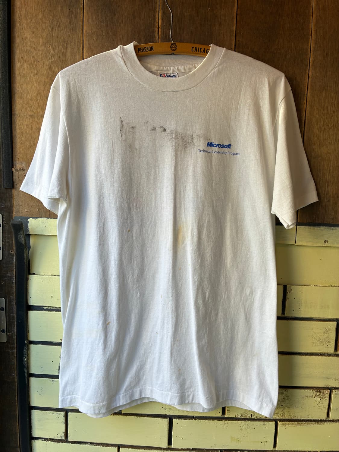 90s Microsoft T-shirt Made in USA 상품이미지2