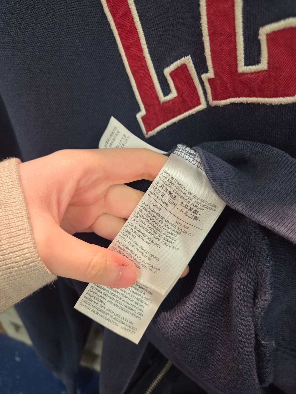 Levis 리바이스 올드스쿨 아치로고 후드집업 상품이미지10