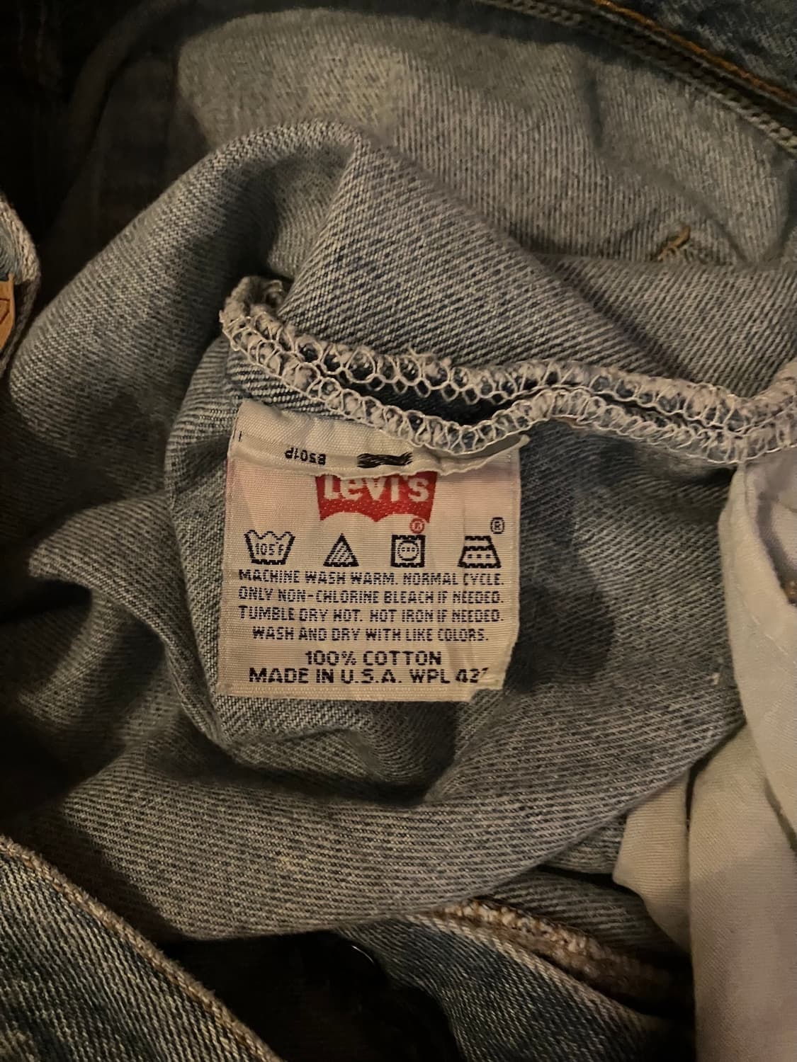 90s USA 빈티지 리바이스 501 데님 팬츠 상품이미지9
