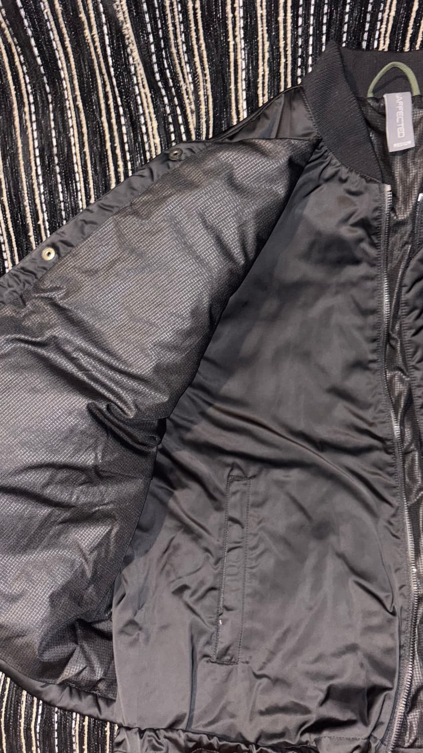 언어펙티드 페디드 레이어드 플라이트 자켓 상품이미지3