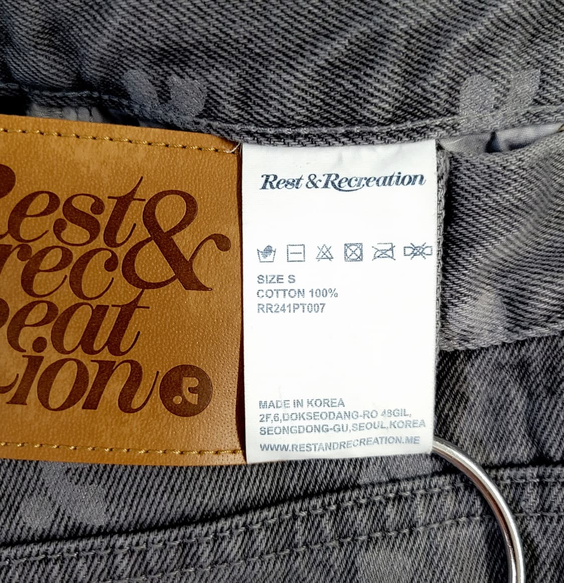 Rest&Recreation 패턴데님팬츠 상품이미지6