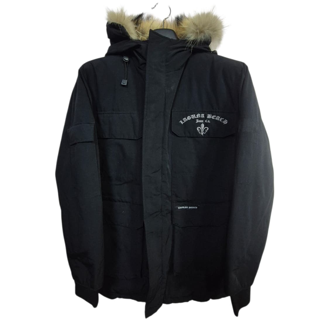 라구나비치 블랙 후드 패딩 점퍼 상품이미지1