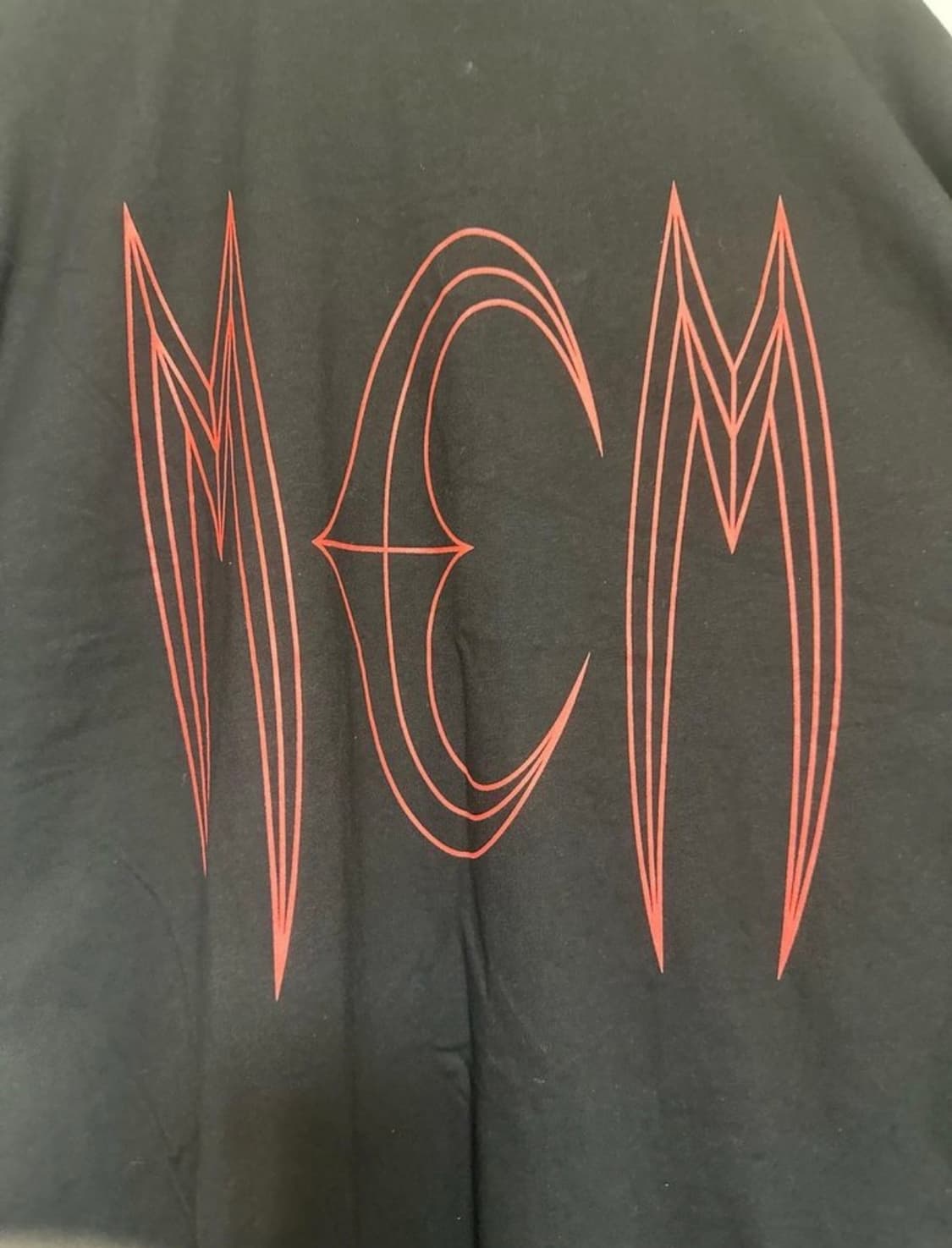 MCM 블랙 로고 반팔 티셔츠 상품이미지3