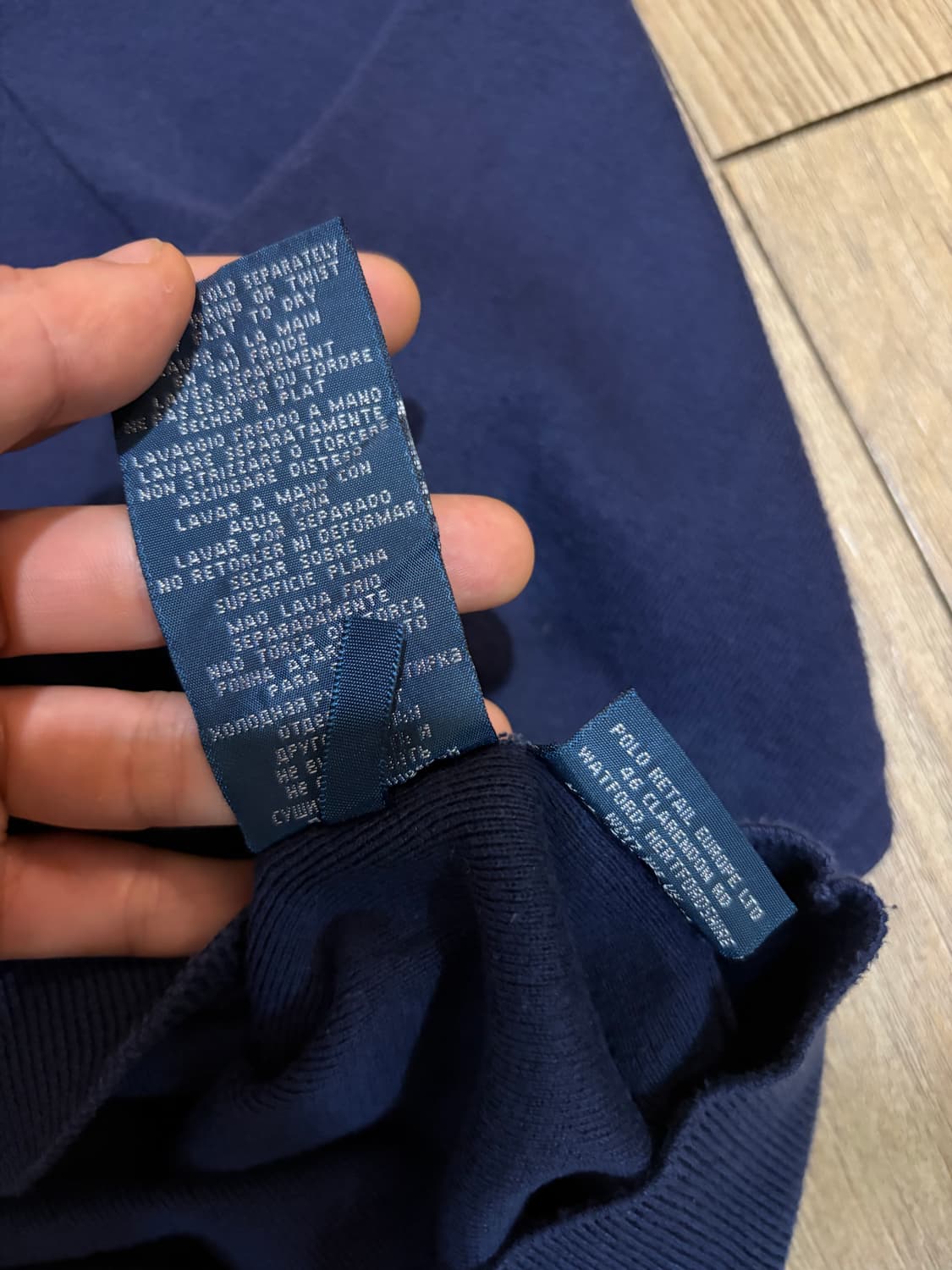 L) 폴로 랄프로렌 브이넥 니트 네이비 상품이미지5