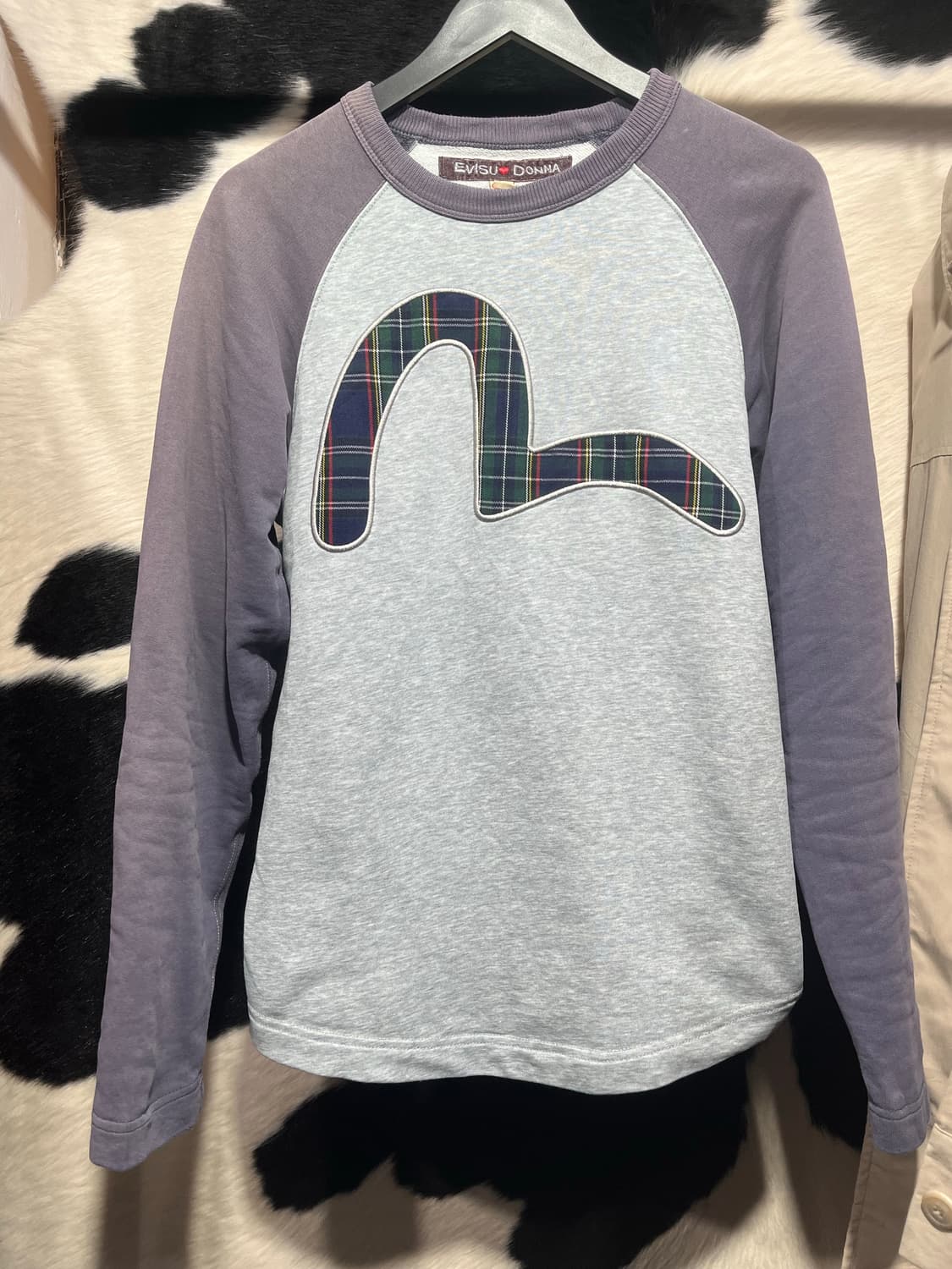 에비수 배색 롱슬리브 상품이미지2