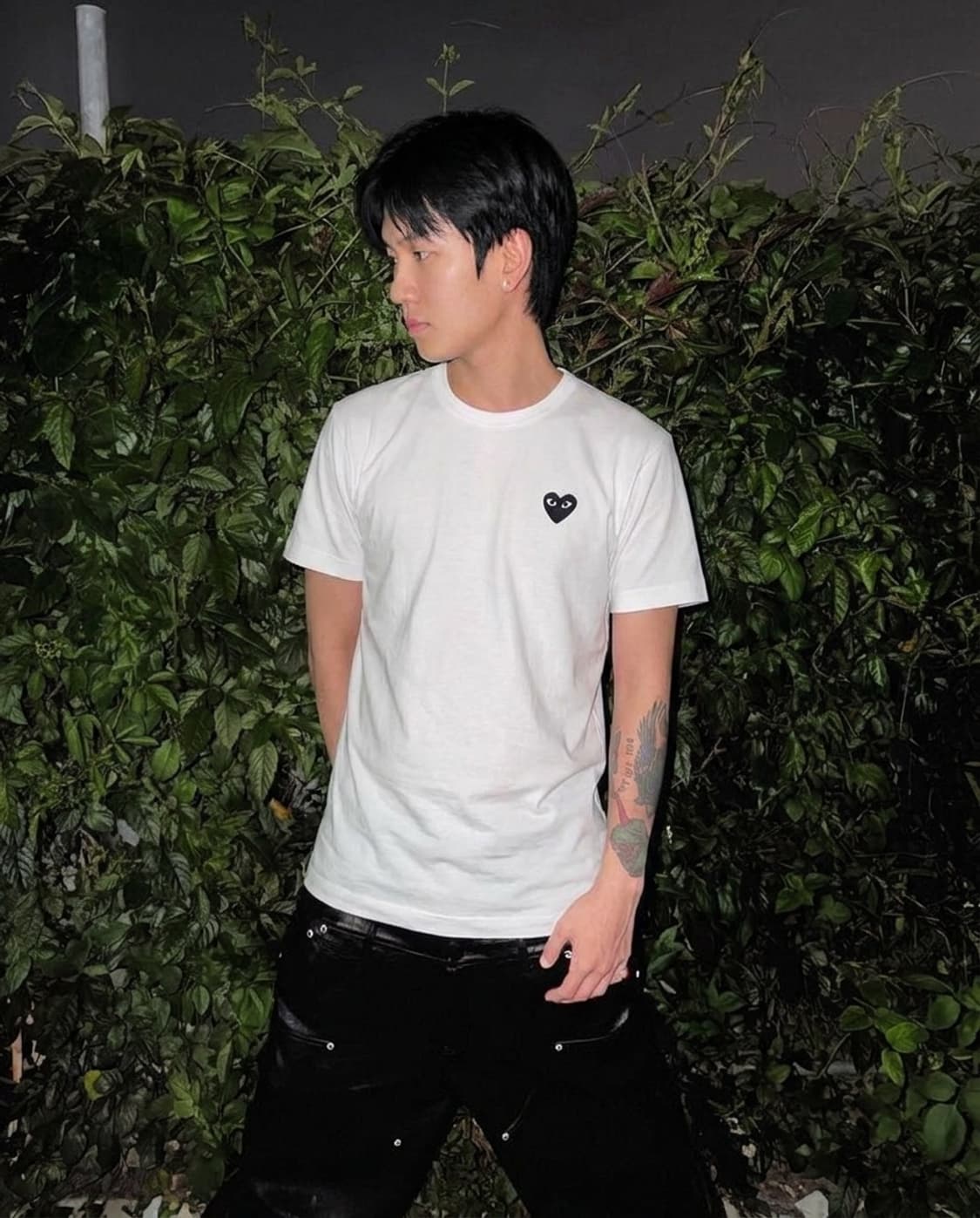 꼼데가르송 플레이 블랙 하트반팔티셔츠 상품이미지1