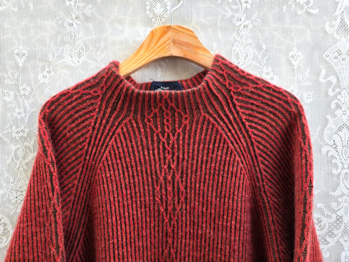 캐시미어 100% 골지 니트 상품이미지2