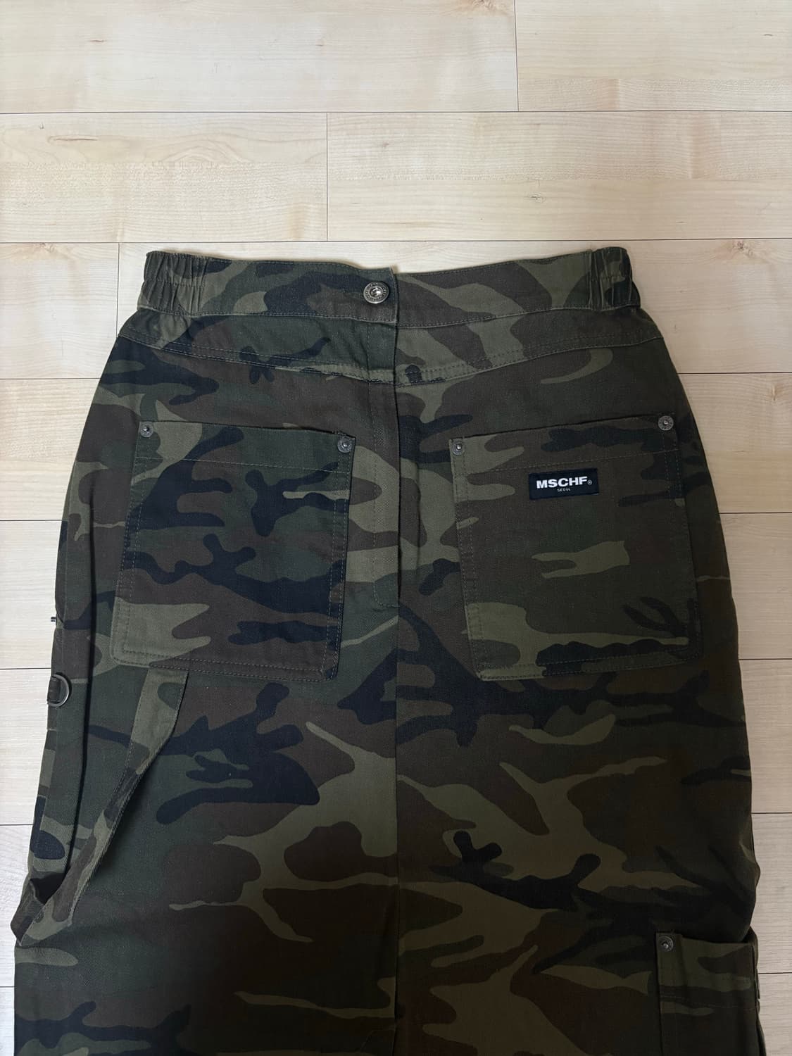 Mschf 카모 롱스커트 상품이미지4