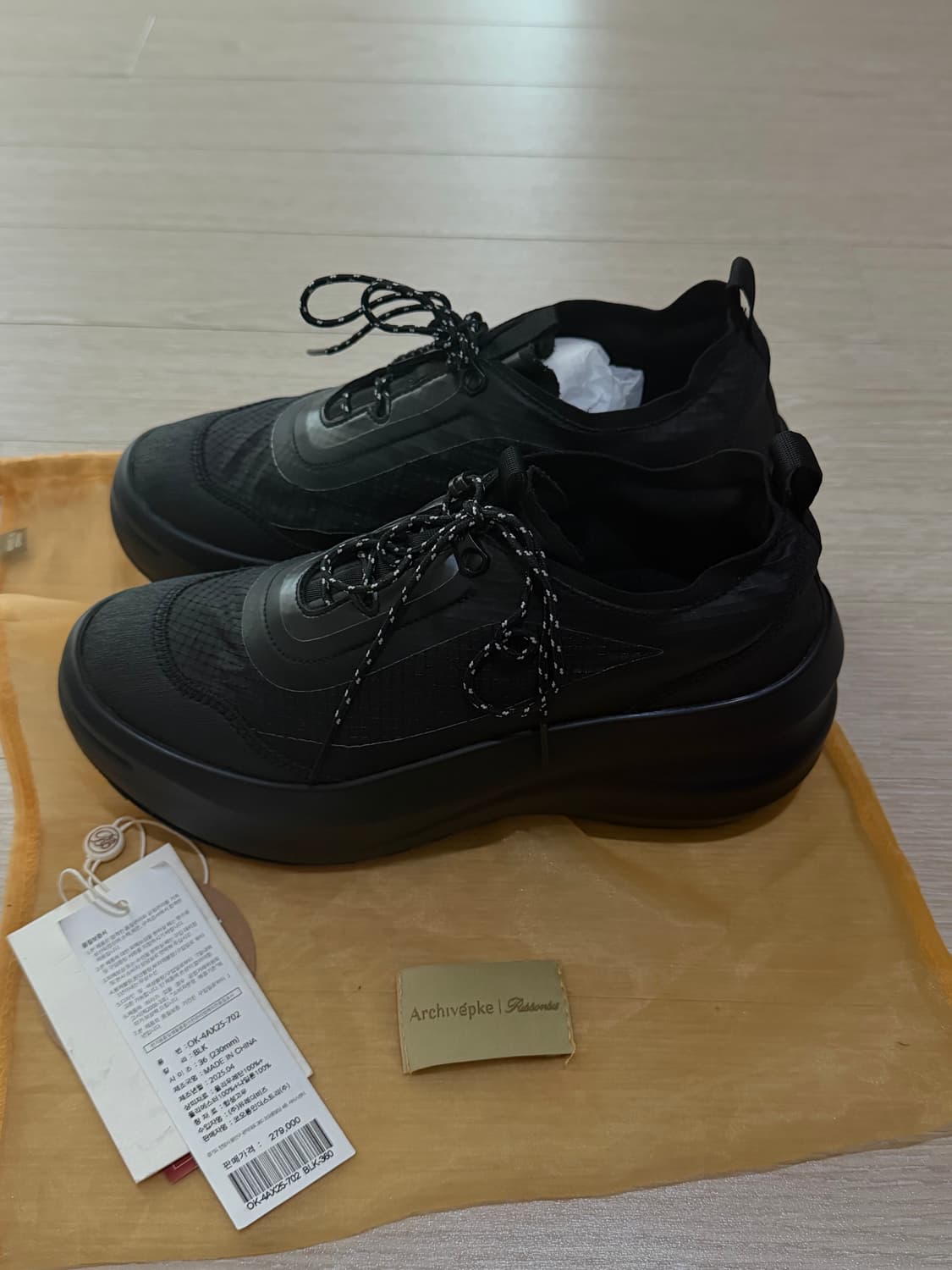 [아카이브앱크x리본빛] Platform sneakers 230 상품이미지5