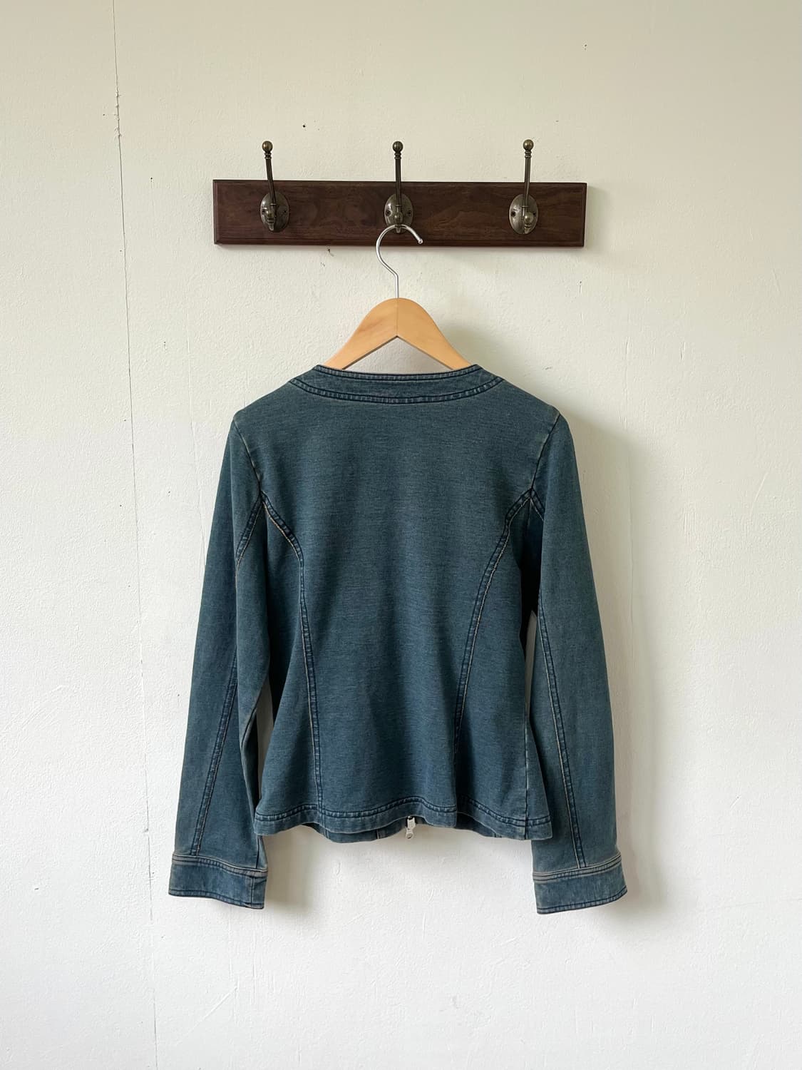 EKDUTin 프릴 데님 자켓 상품이미지3