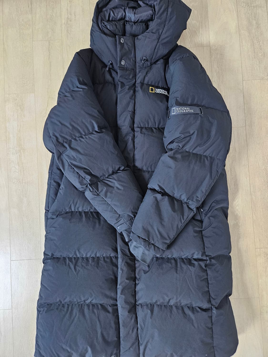 내셔널지오그래픽 구스다운 카이만 롱패딩 XXXL 실측(110 2xl) 상품이미지1