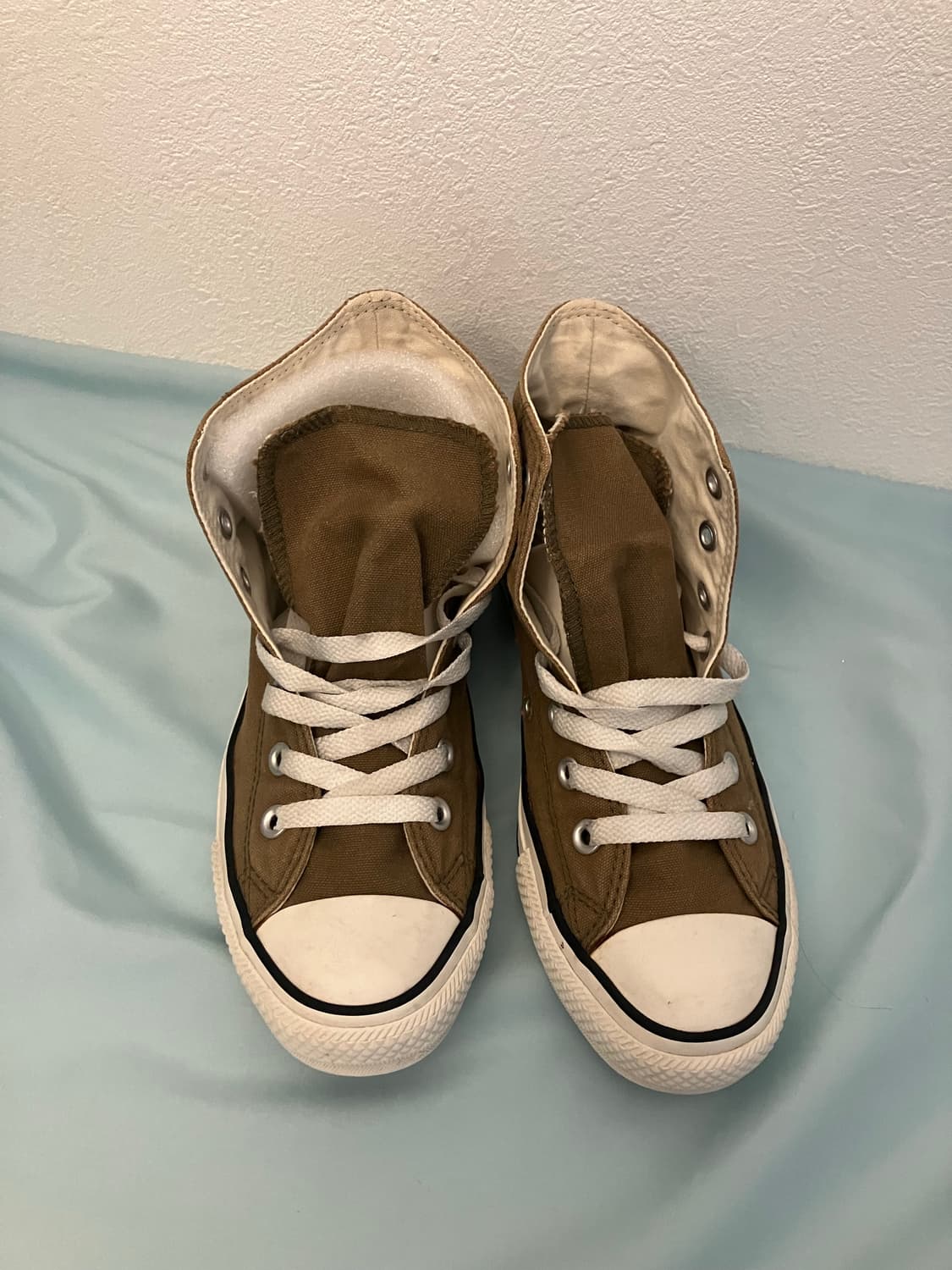 빈티지 컨버스 하이 카키 or 올리브색상 240mm 상품이미지4