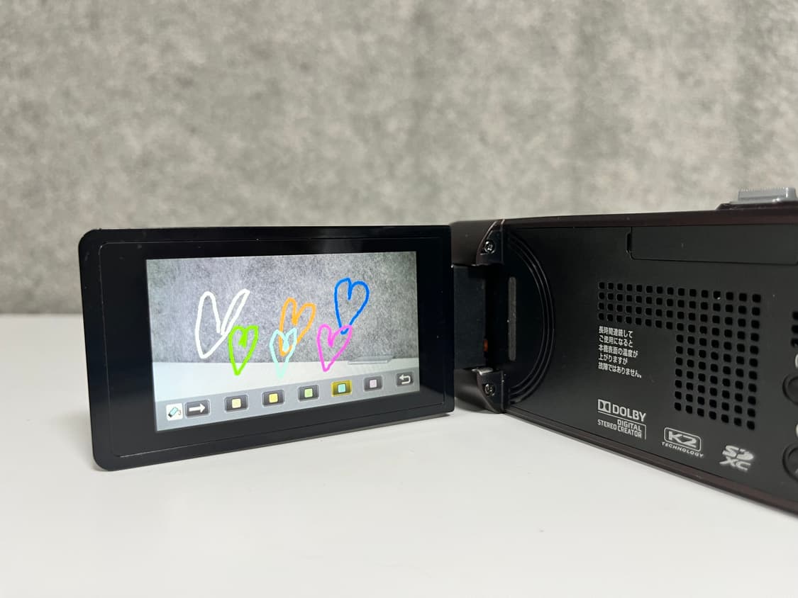 상태 상/ 고급라인/ jvc gz v570 빈티지 캠코더 브라운 상품이미지3