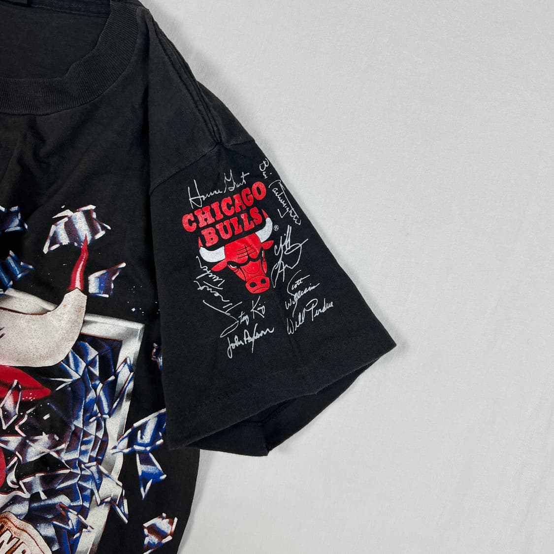 90‘s 92년도 nba 시카고불스팀 백보드 반팔티셔츠 상품이미지4