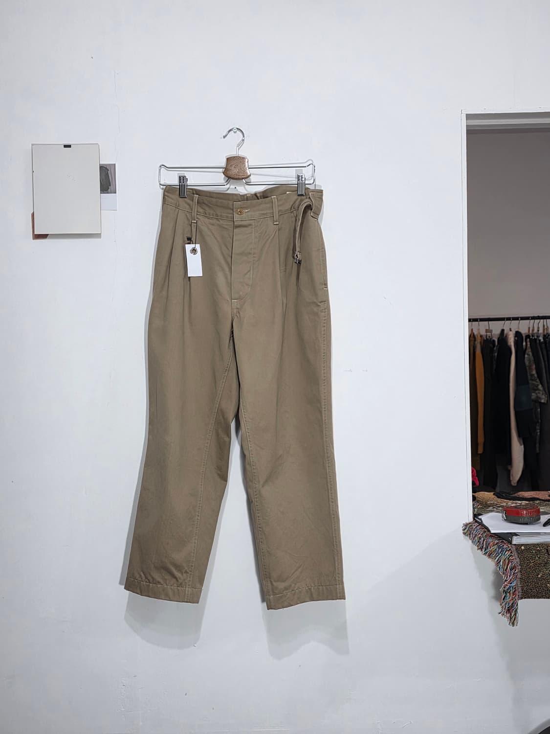 Comoli belted pants 상품이미지2