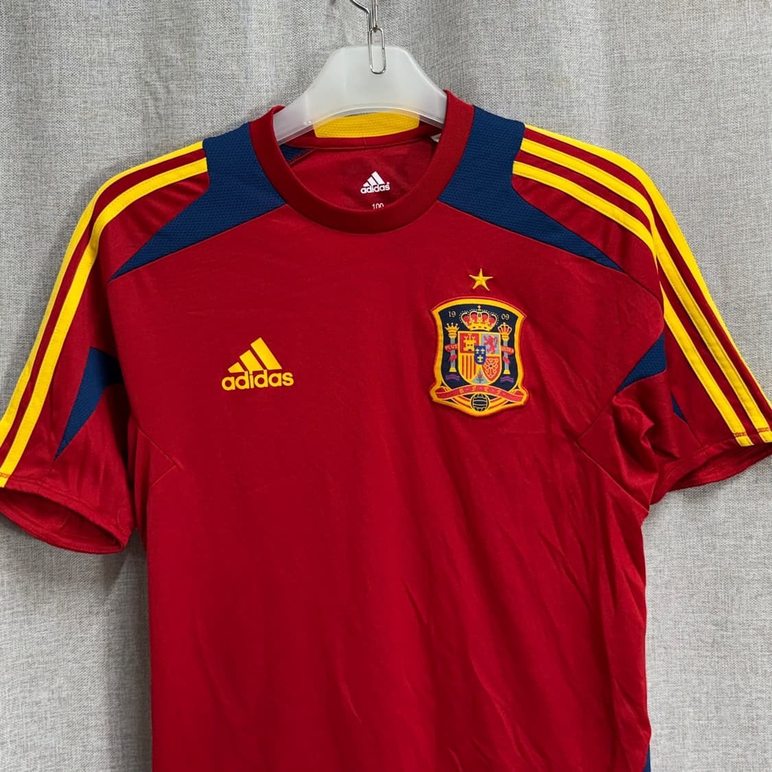 [L] 아디다스 스페인 축구 국가대표팀 반팔 유니폼 상품이미지3