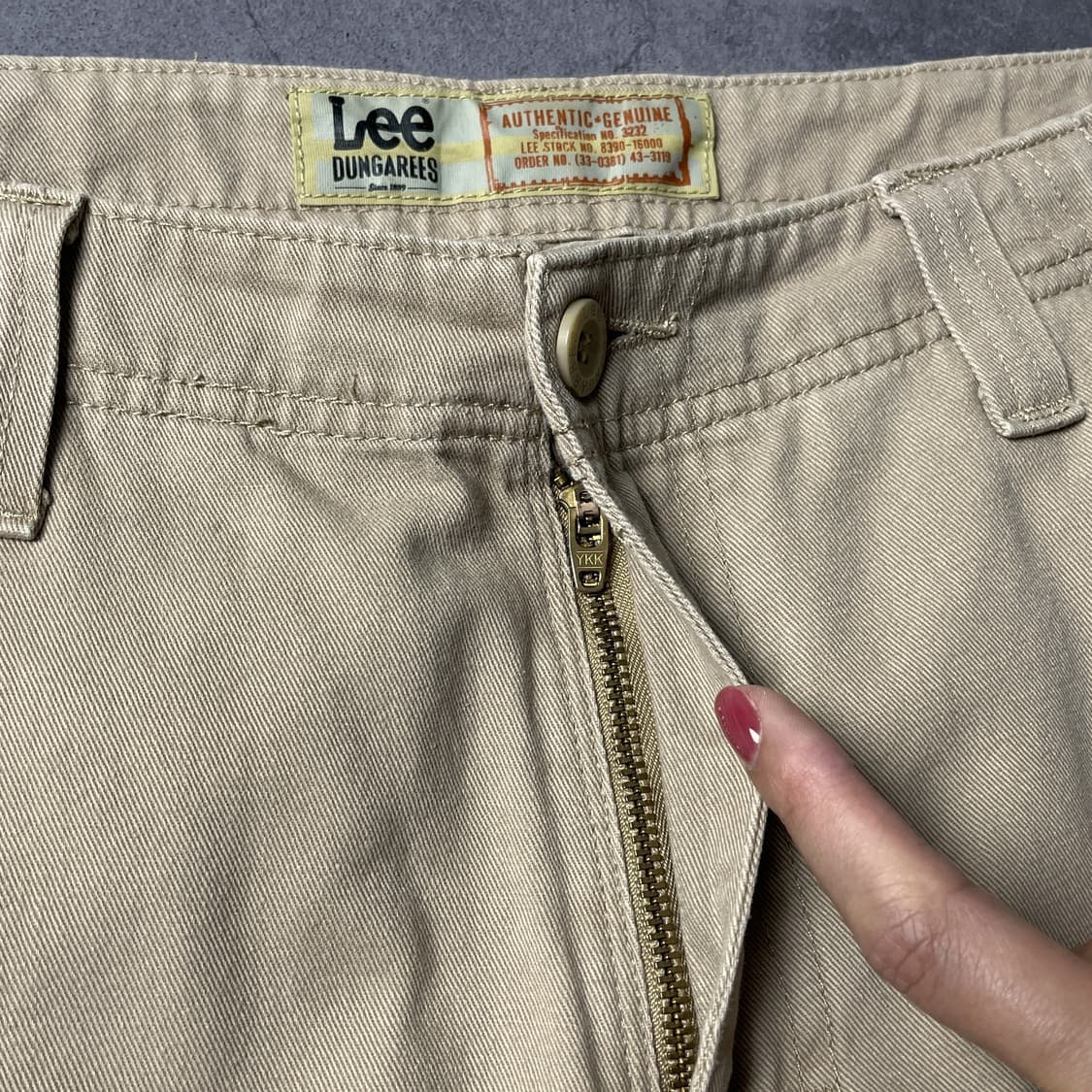 LEE 리 빈티지 베이지 카고 하프팬츠 A00994 상품이미지3