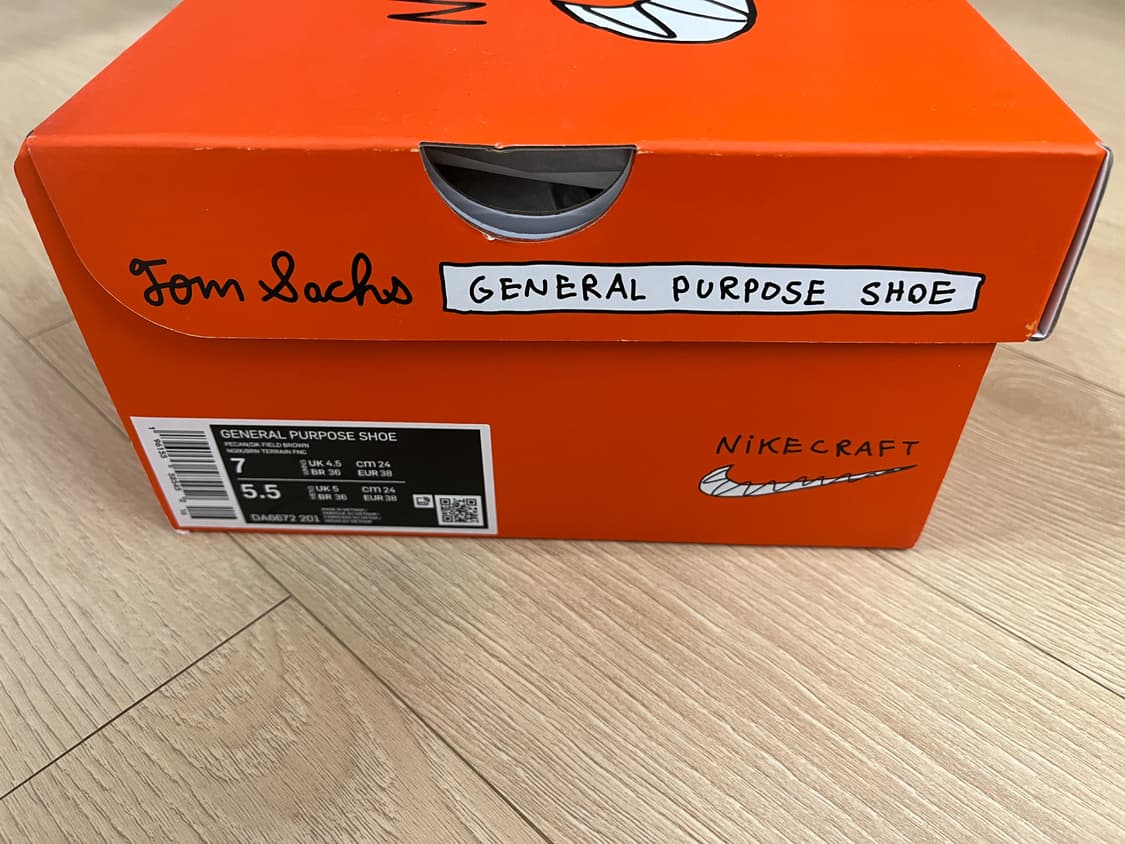 나이키 X 톰삭스 GENERAL PURPOSE SHOE 사이즈 240 상품이미지1