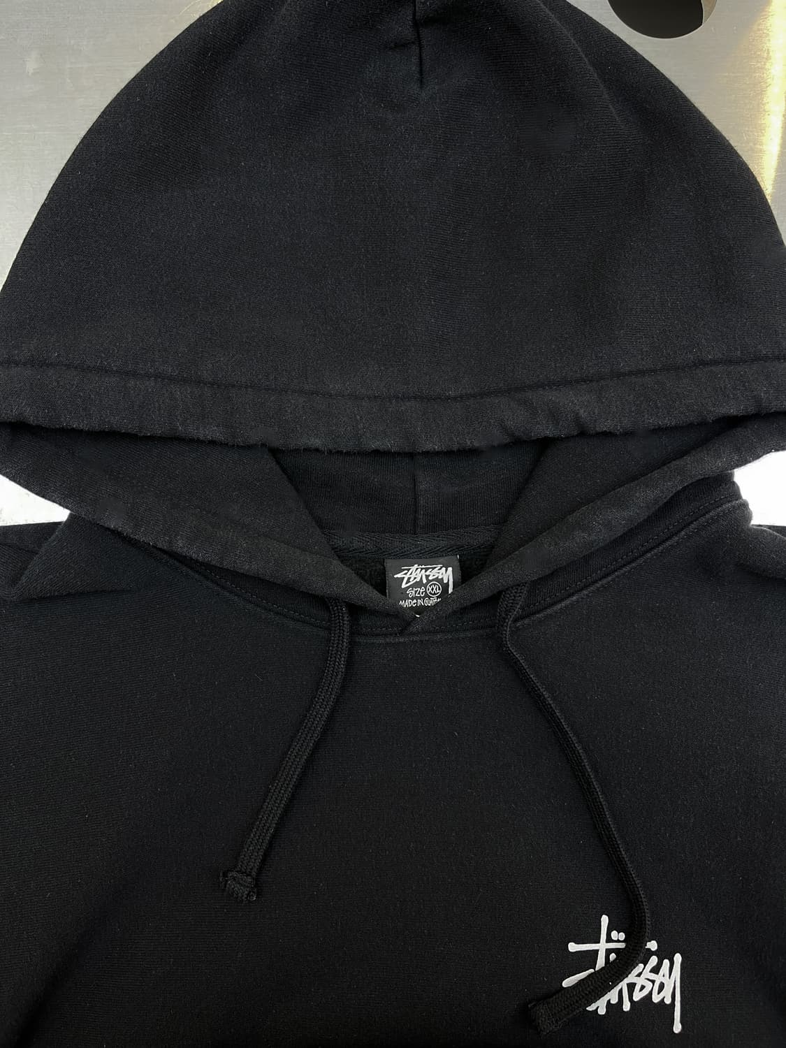 스투시 베이직 스탁 로고 후드티 상품이미지5