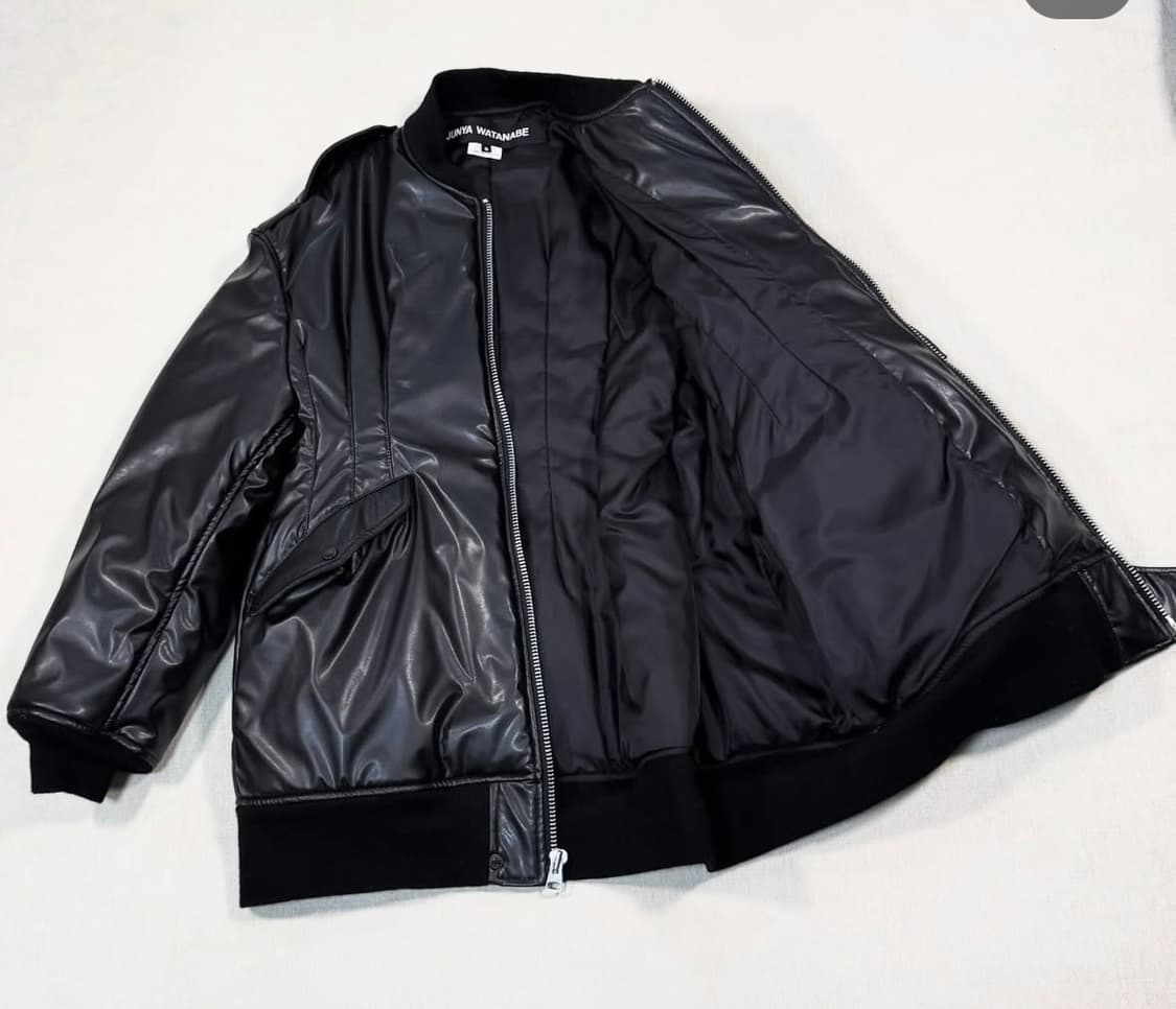Junya watanabe Puffy Faux Leather Black  상품이미지3