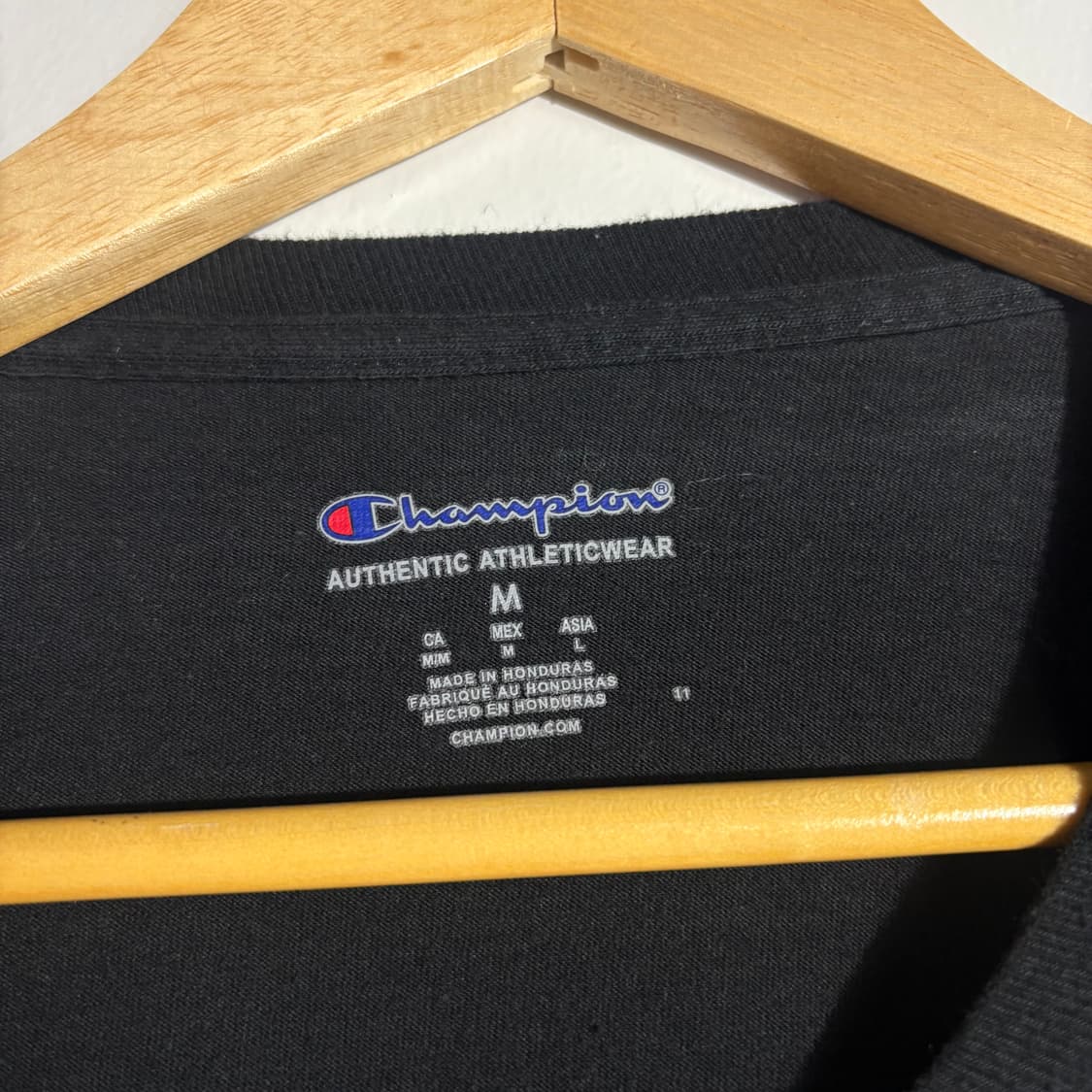 챔피온 블랙 빅로고 긴팔 티셔츠 (무료배송) 상품이미지3