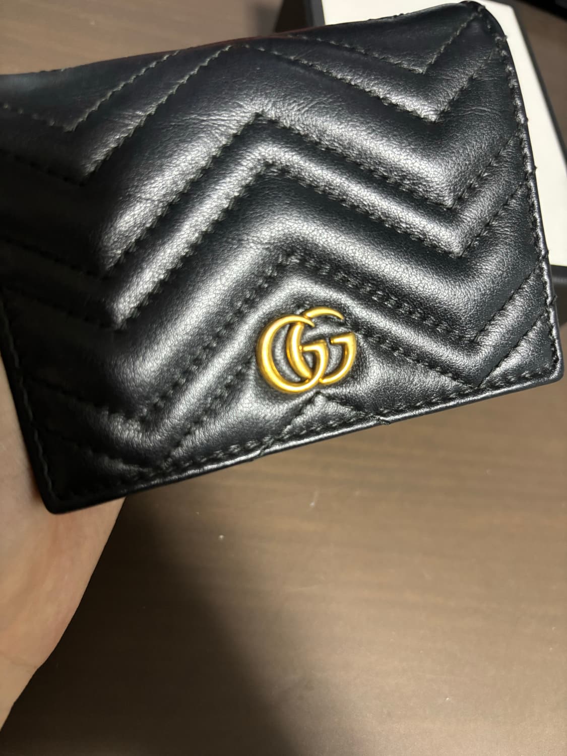 구찌 마몬트 마틀라세 반지갑 블랙 상품이미지3