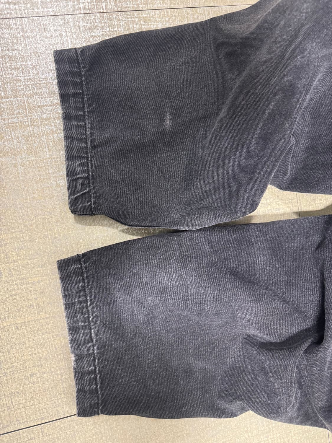 뉴치프시크 워시드 배기 진 머드 상품이미지4