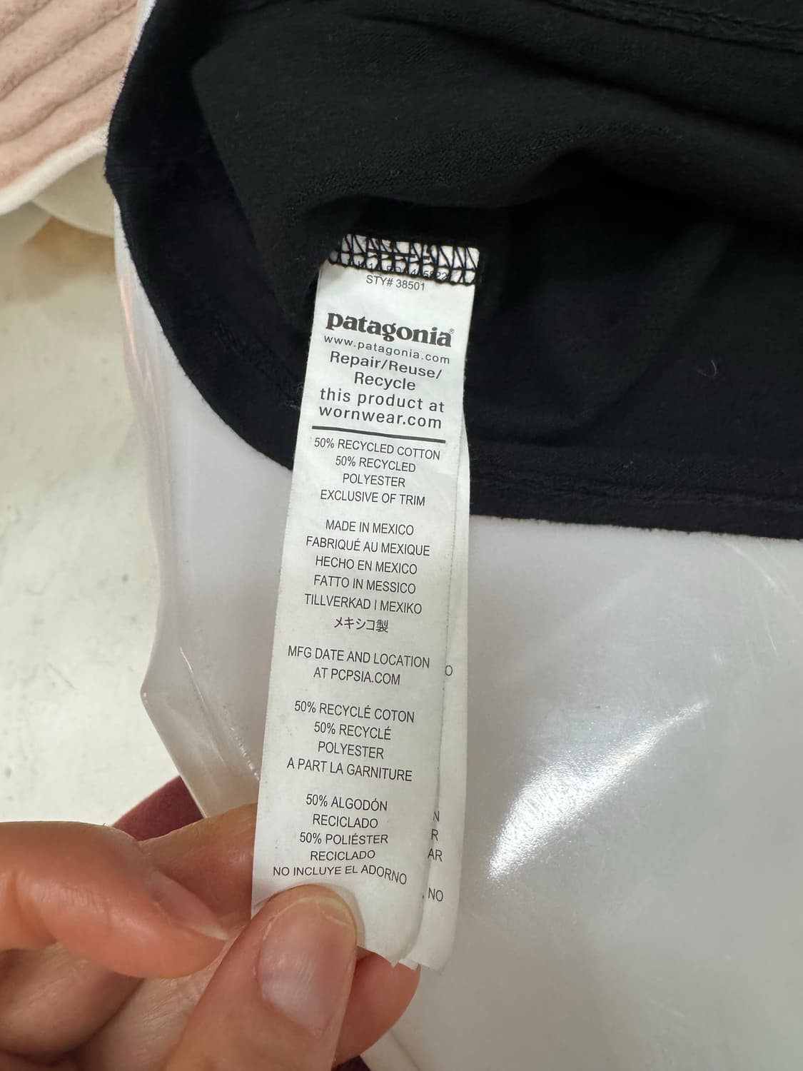 Patagonia 파타고니아 반팔 티셔츠 (블랙) 상품이미지8