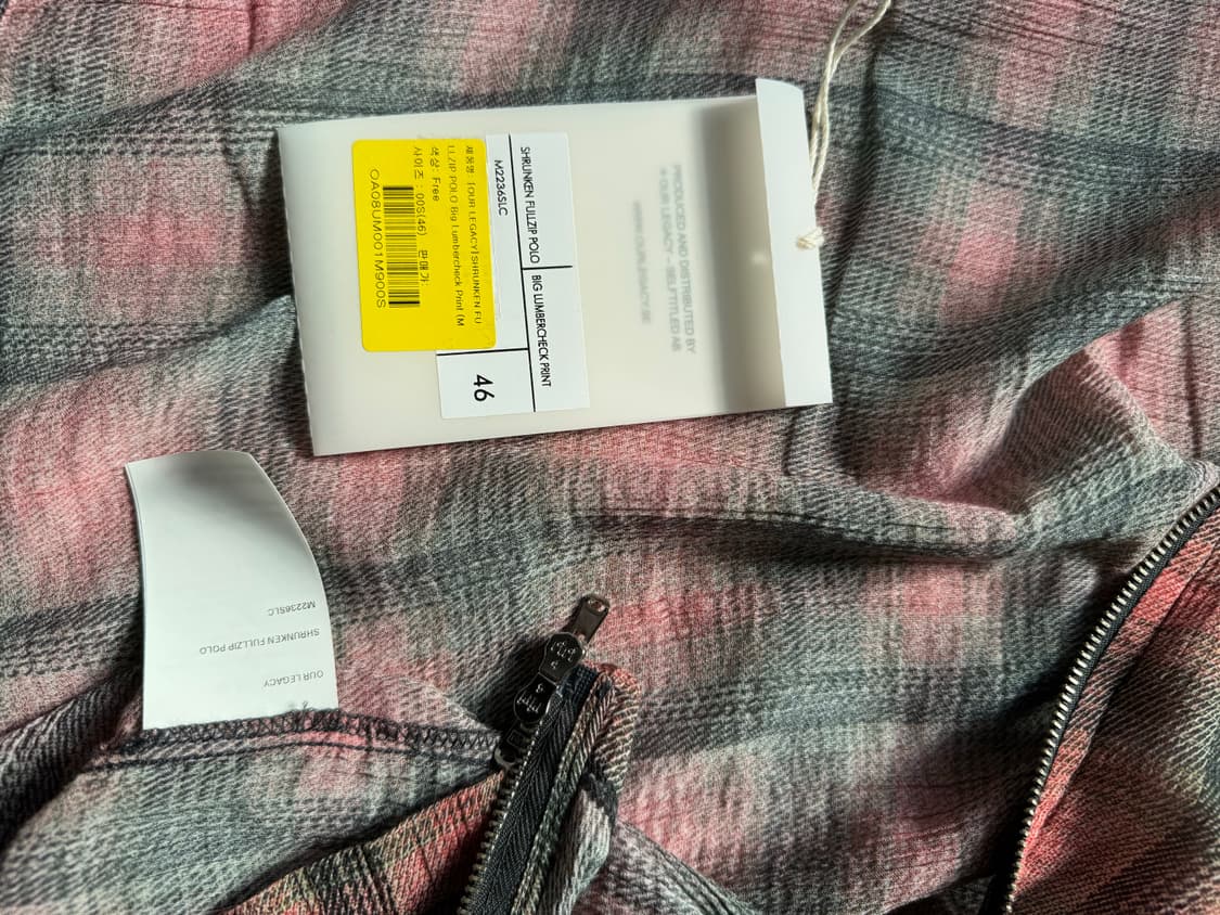 아워레가시 슈렁큰 집업 상품이미지5