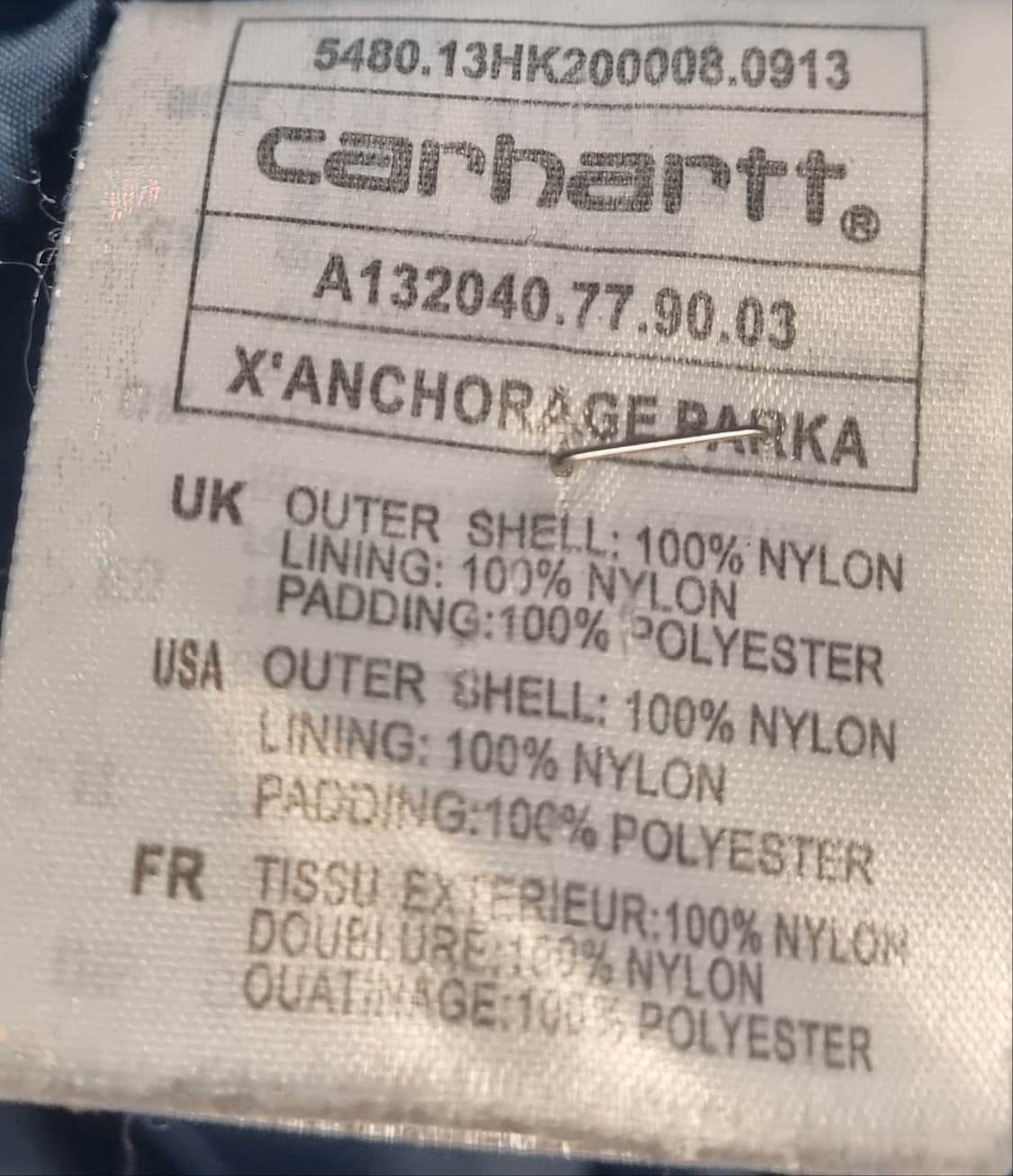 S ) 칼하트 네이비 야상 패딩 상품이미지4