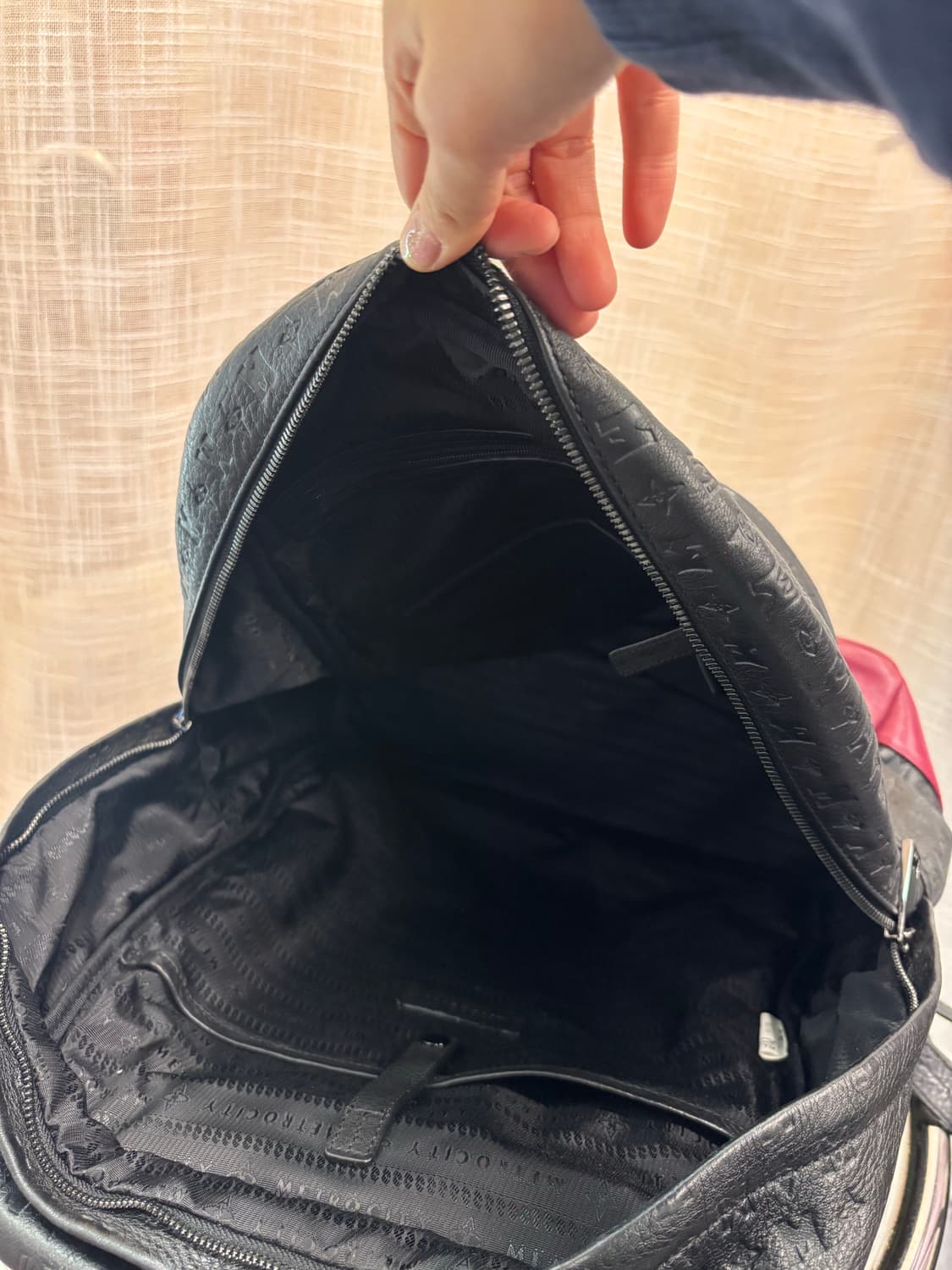 정품 메트로시티 가죽 백팩     상품이미지7