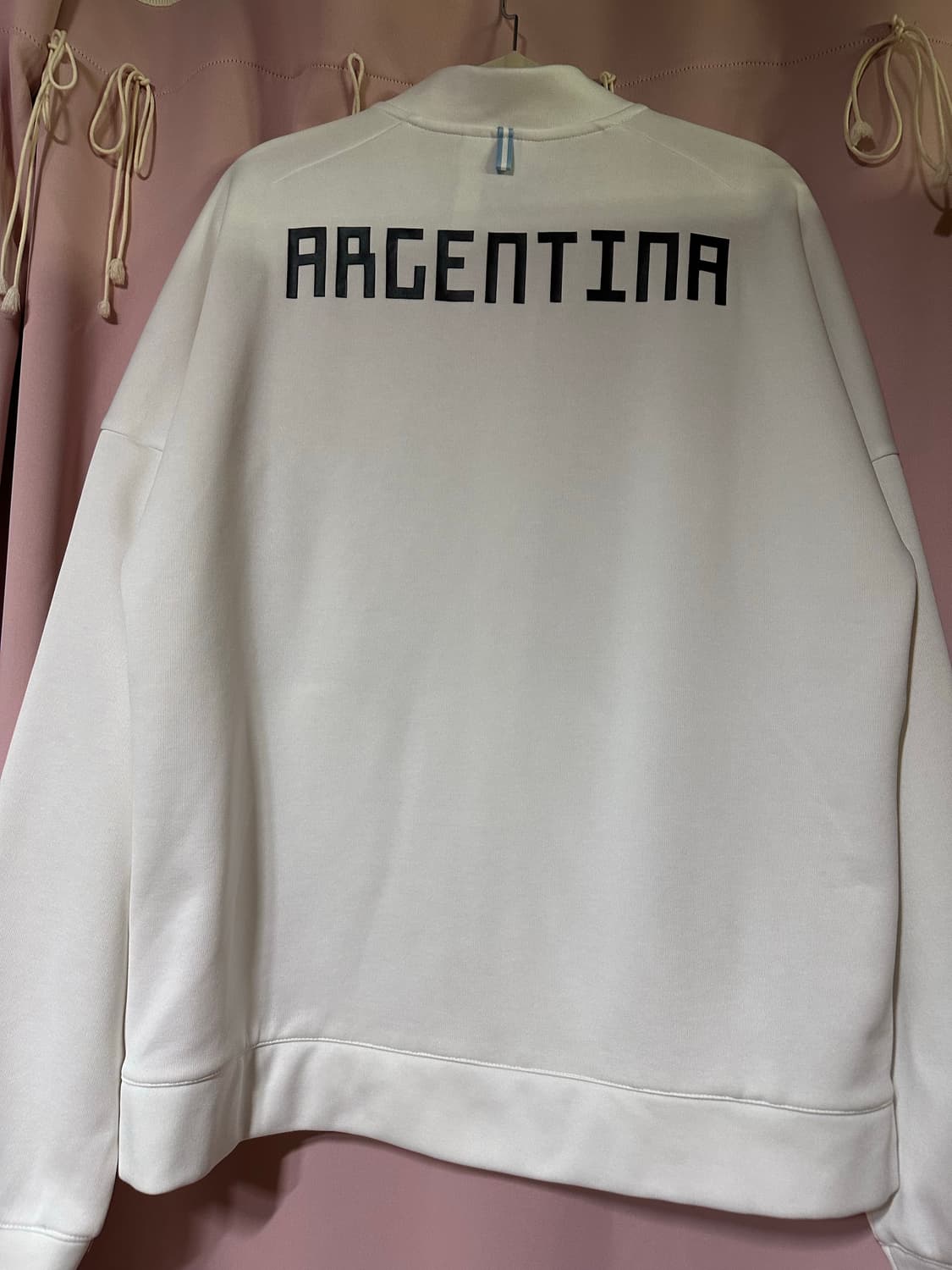 아디다스져지 아디다스 화이트 아디다스 아르헨티나 집업 트랙탑 삼선  상품이미지2