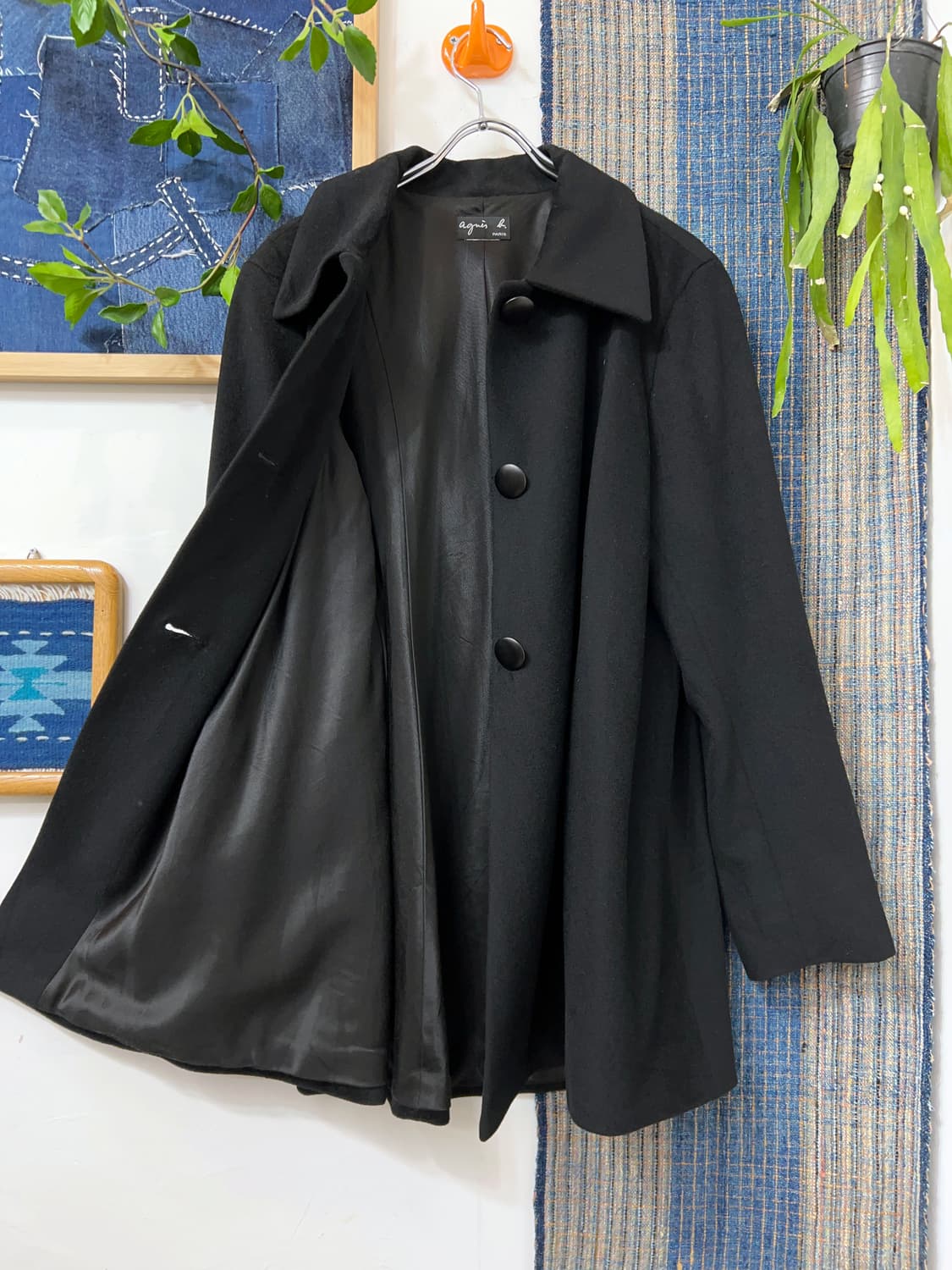 👧🏻AGNES B Paris  Flared Wool Coat 상품이미지7