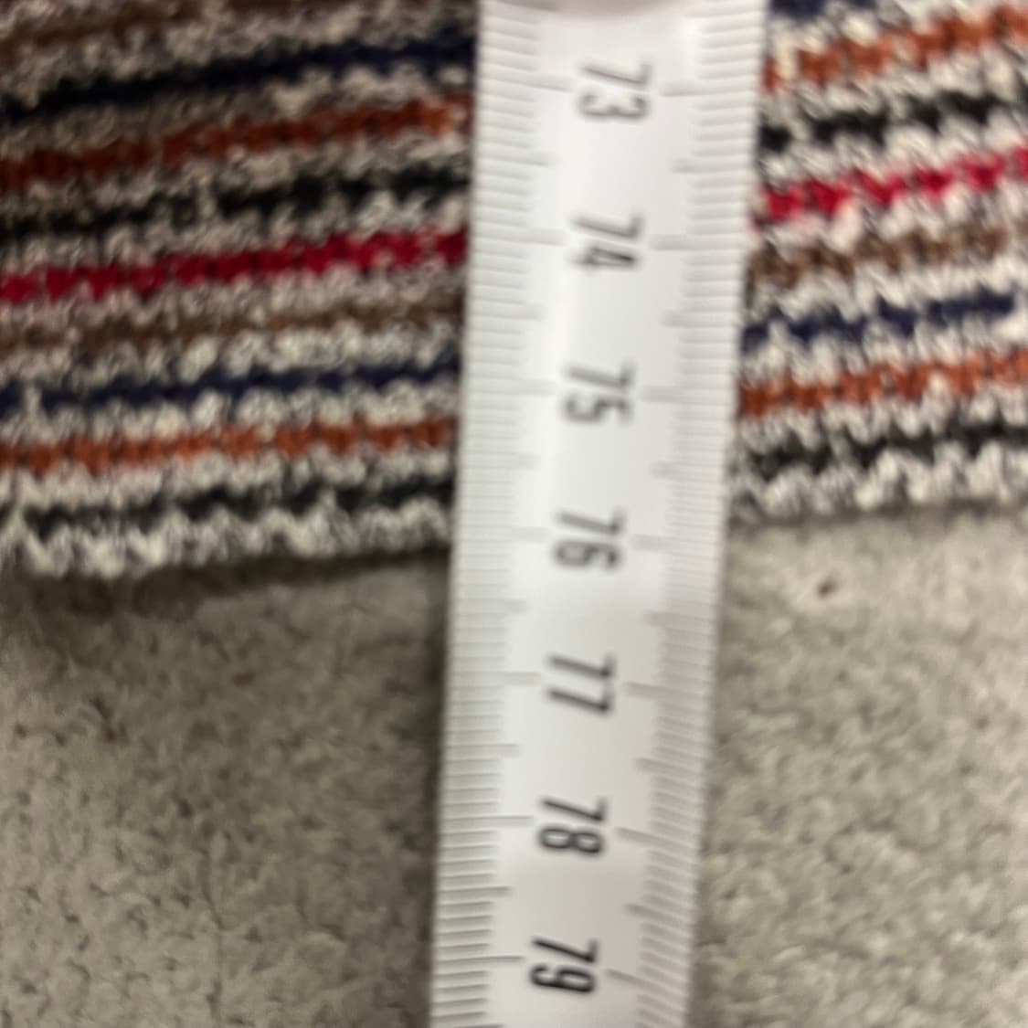 95 미쏘니 멀티컬러 패턴 니트 조끼 상품이미지6