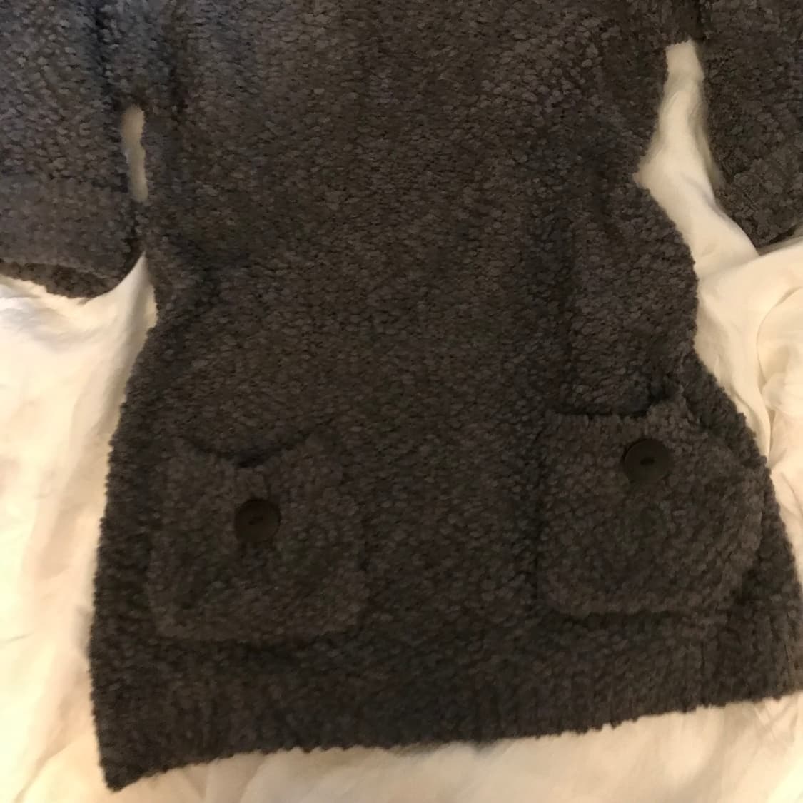 JPN Vintage 모리걸 아방 부클 니트 원피스 상품이미지3