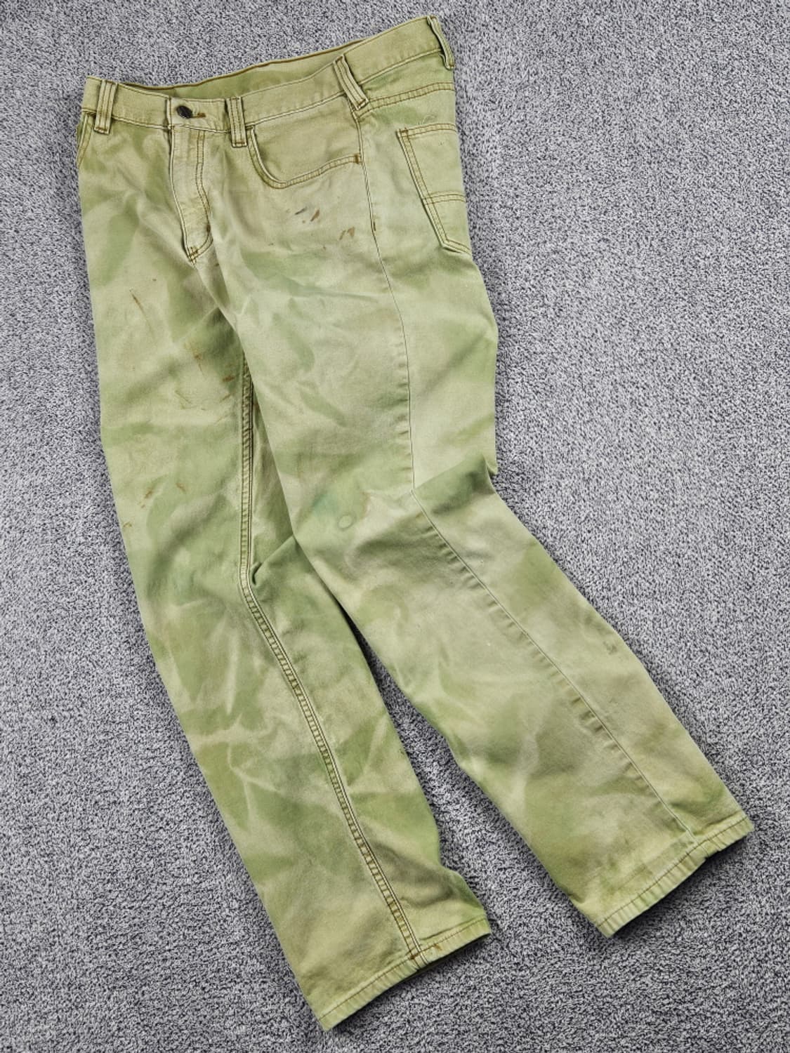 칼하트 카펜터 다잉 워시드 커스텀 워크팬츠 (32 X 32) / 9987 상품이미지2