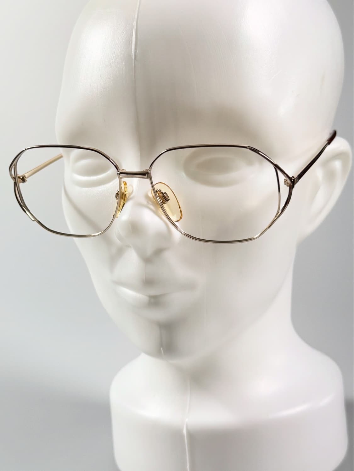 90s RODENSTOCK 골드 펜타곤 프레임 빈티지 안경 상품이미지8