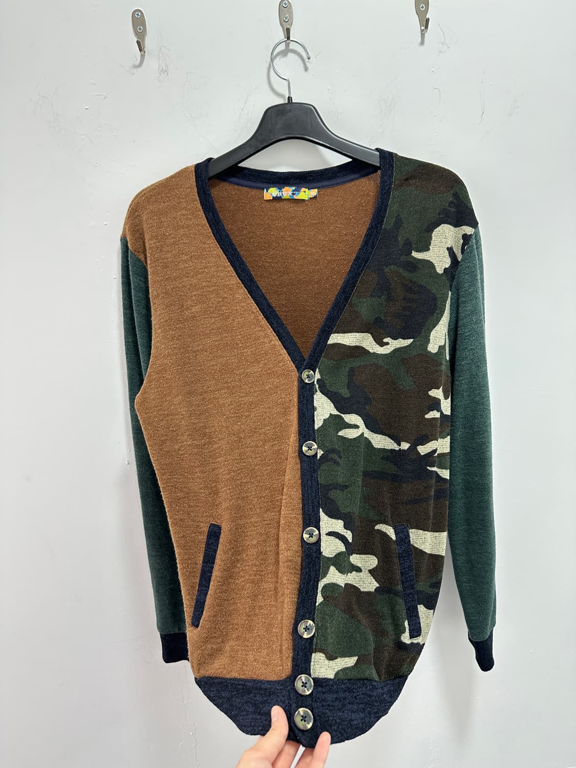 Vintage camo grunge cardigan 상품이미지5