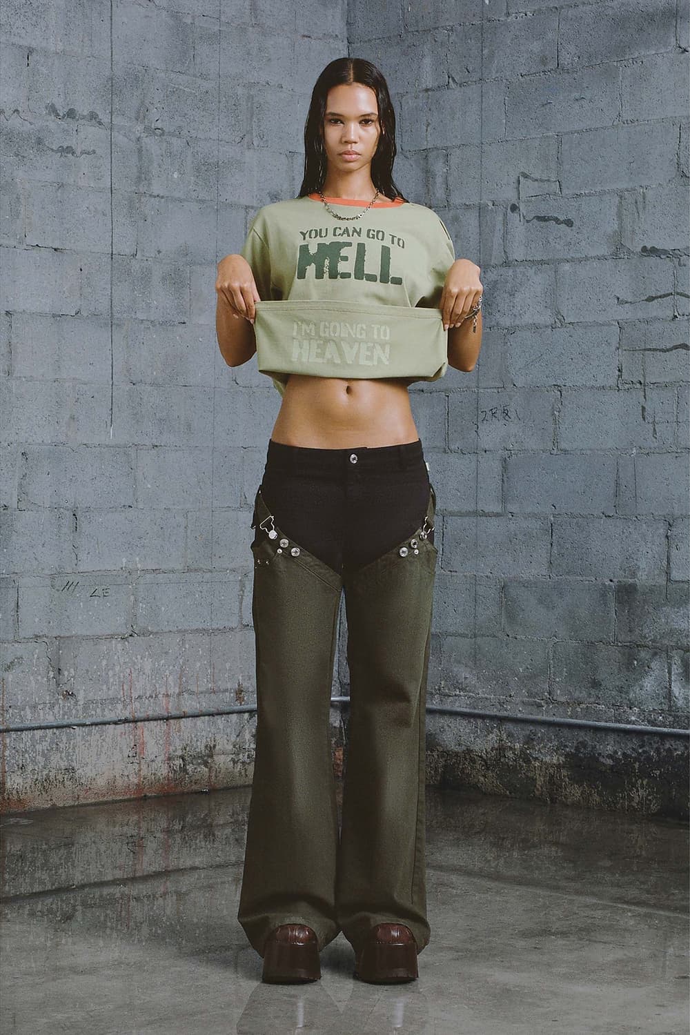 GO TO HELL RINGER T-SHIRT 상품이미지2
